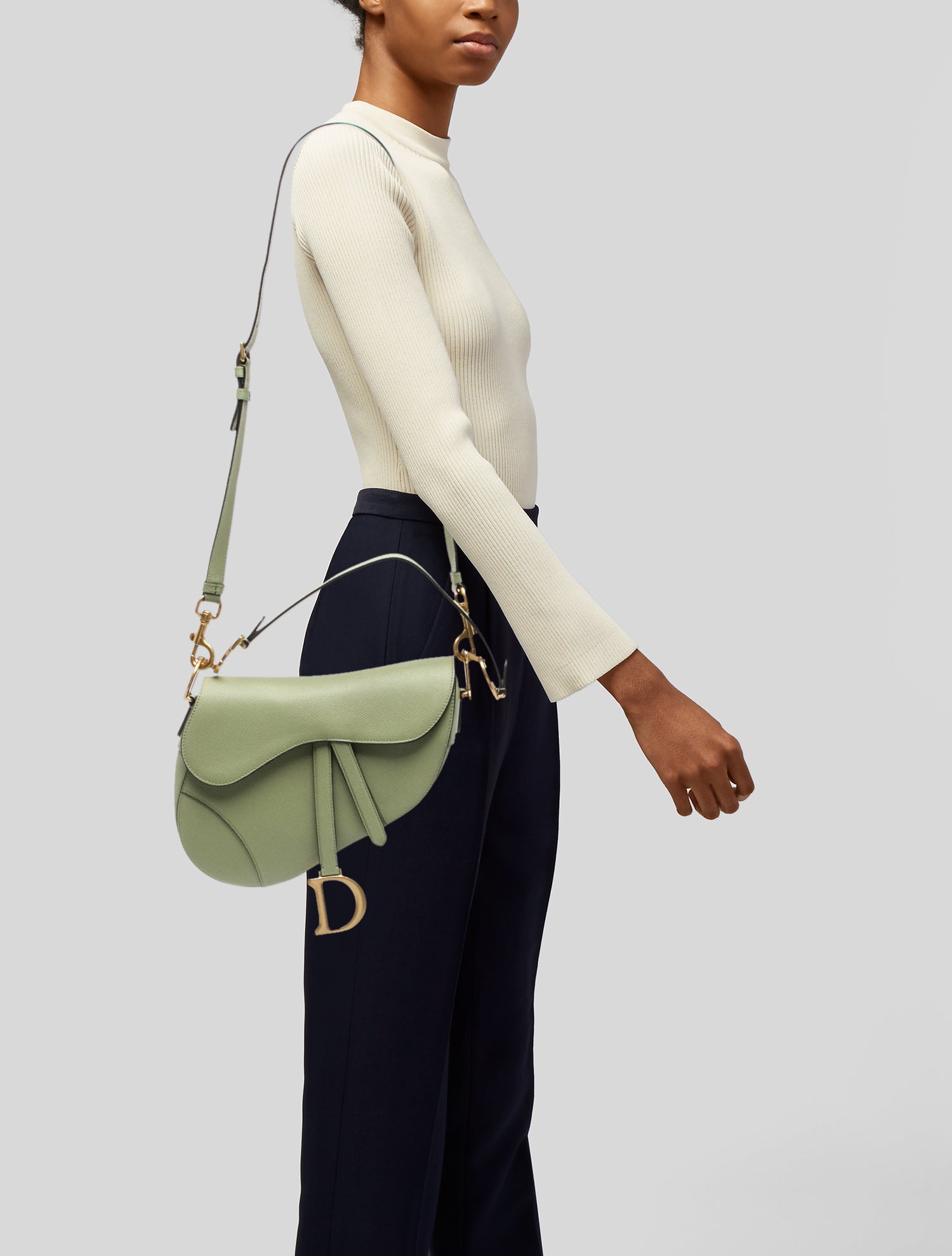 Christian Dior Leather Saddle