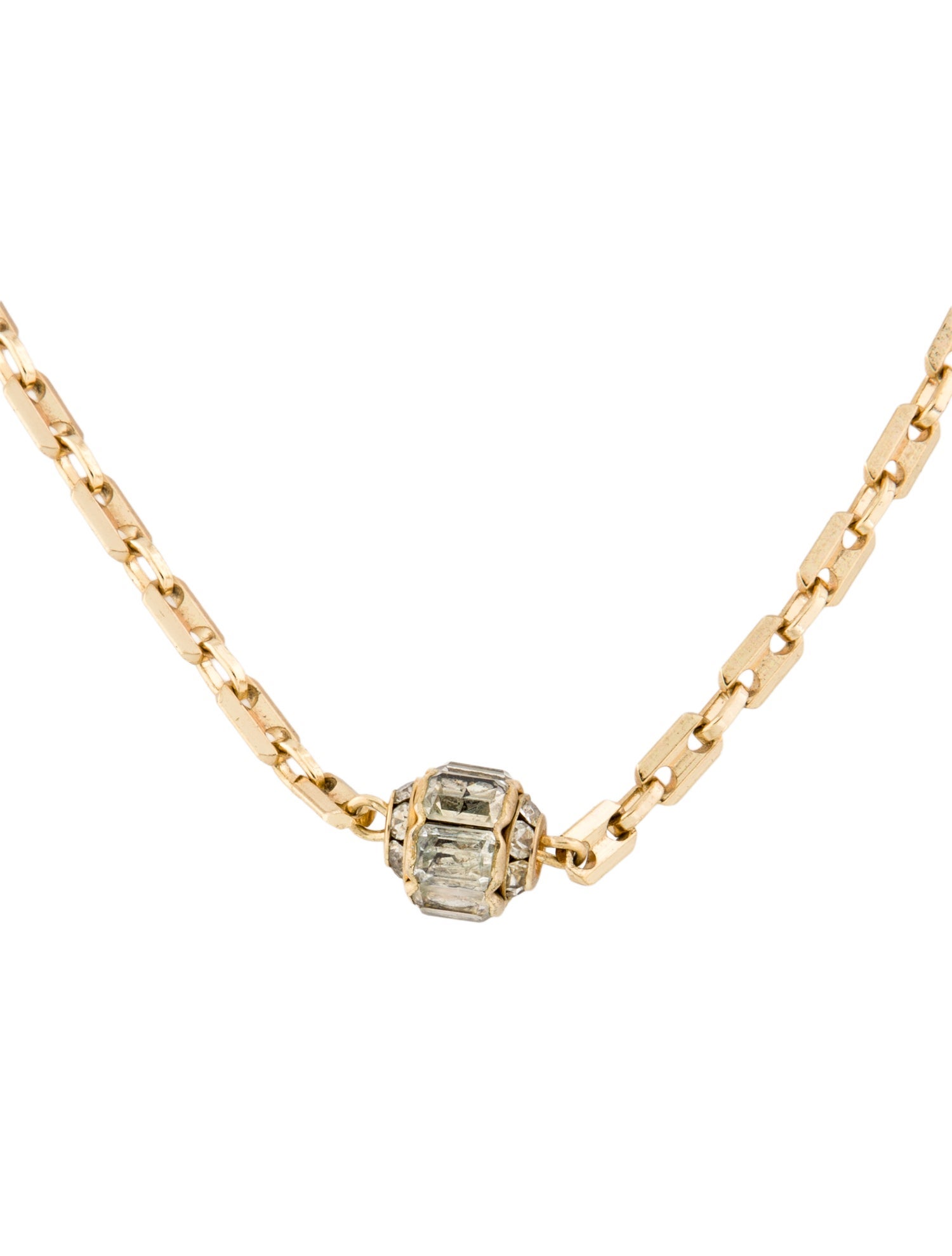 Christian Dior Vintage Crystal Collar Necklace