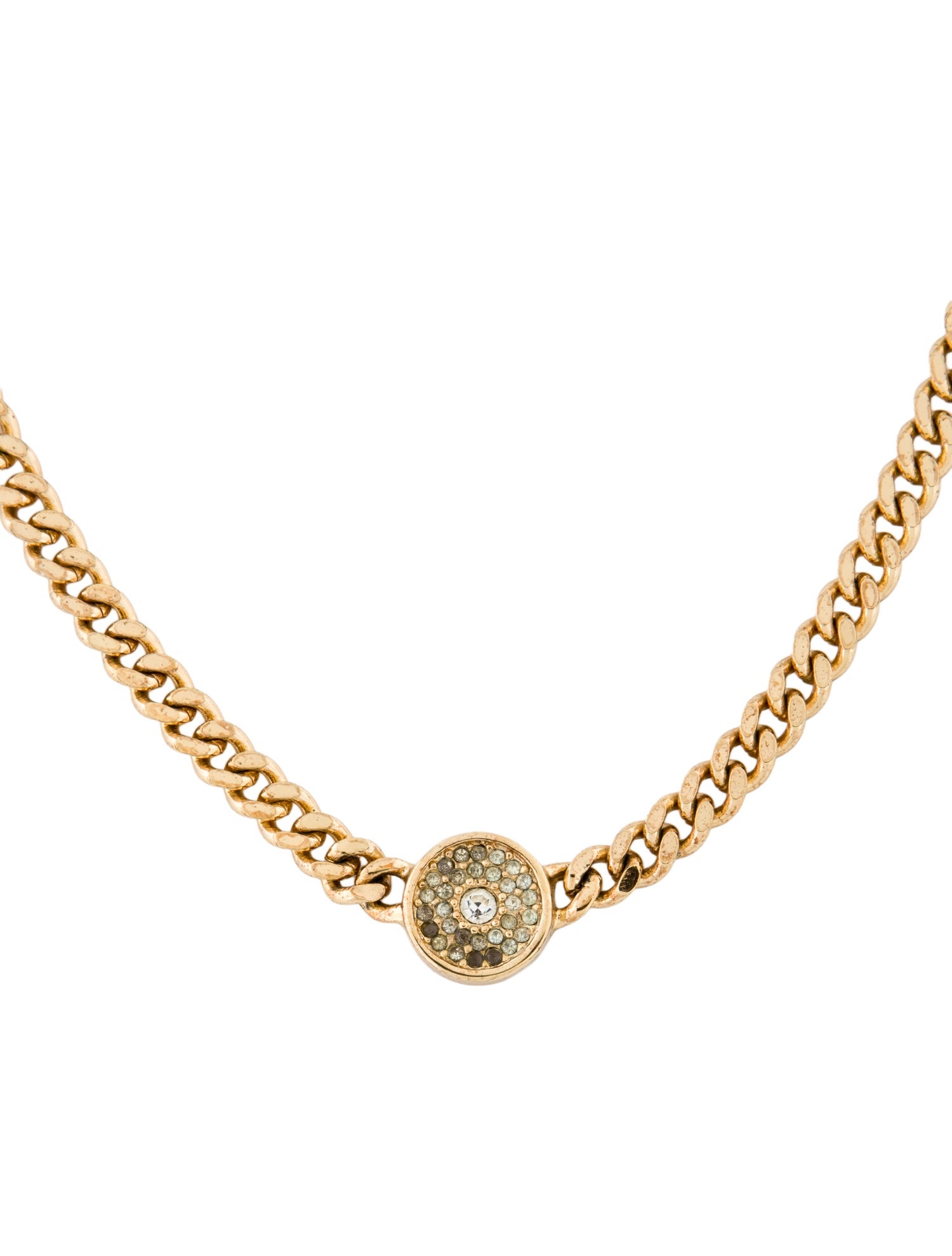 Christian Dior Vintage Crystal Collar Necklace