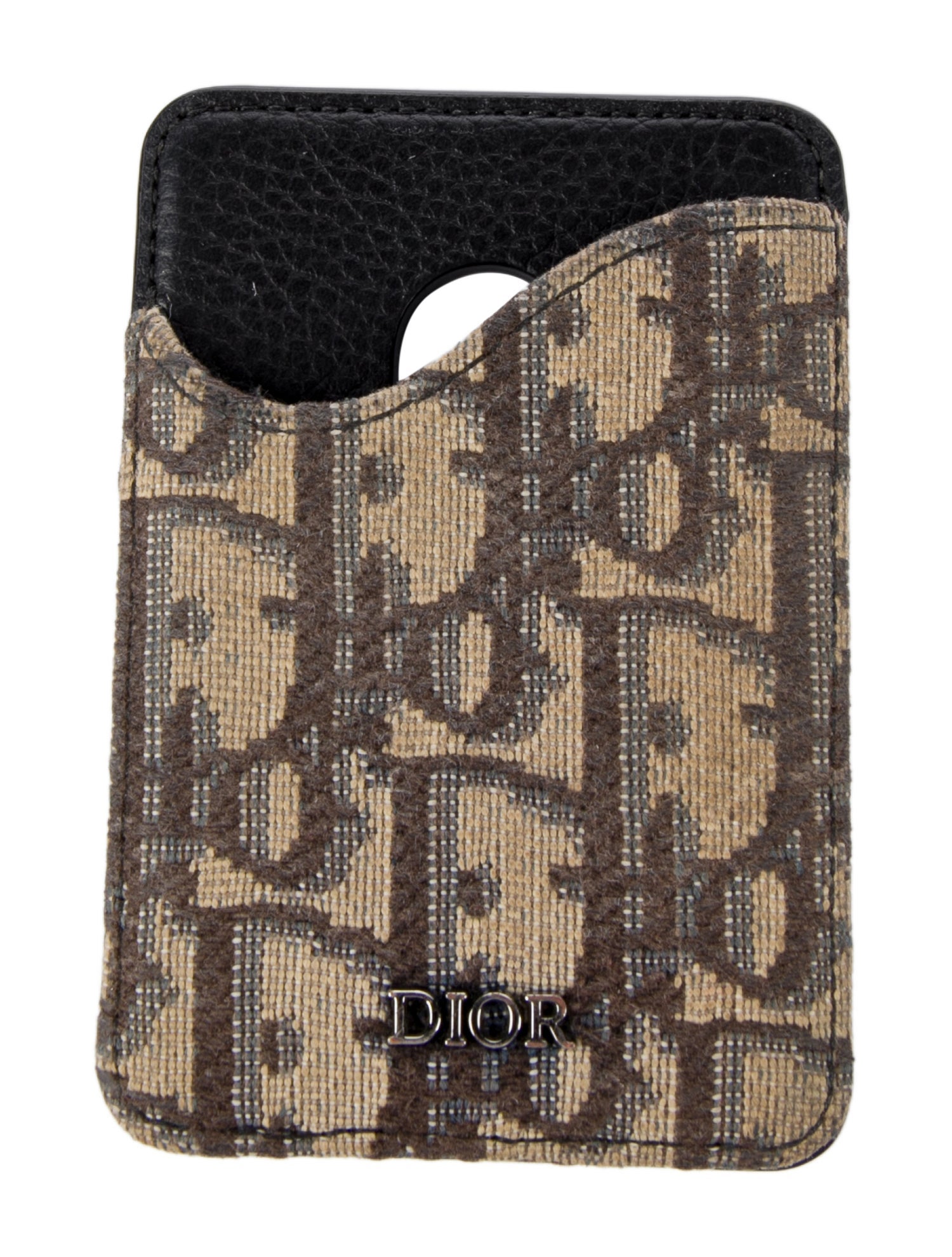 DIOR MEN Oblique Magnetic Card Case