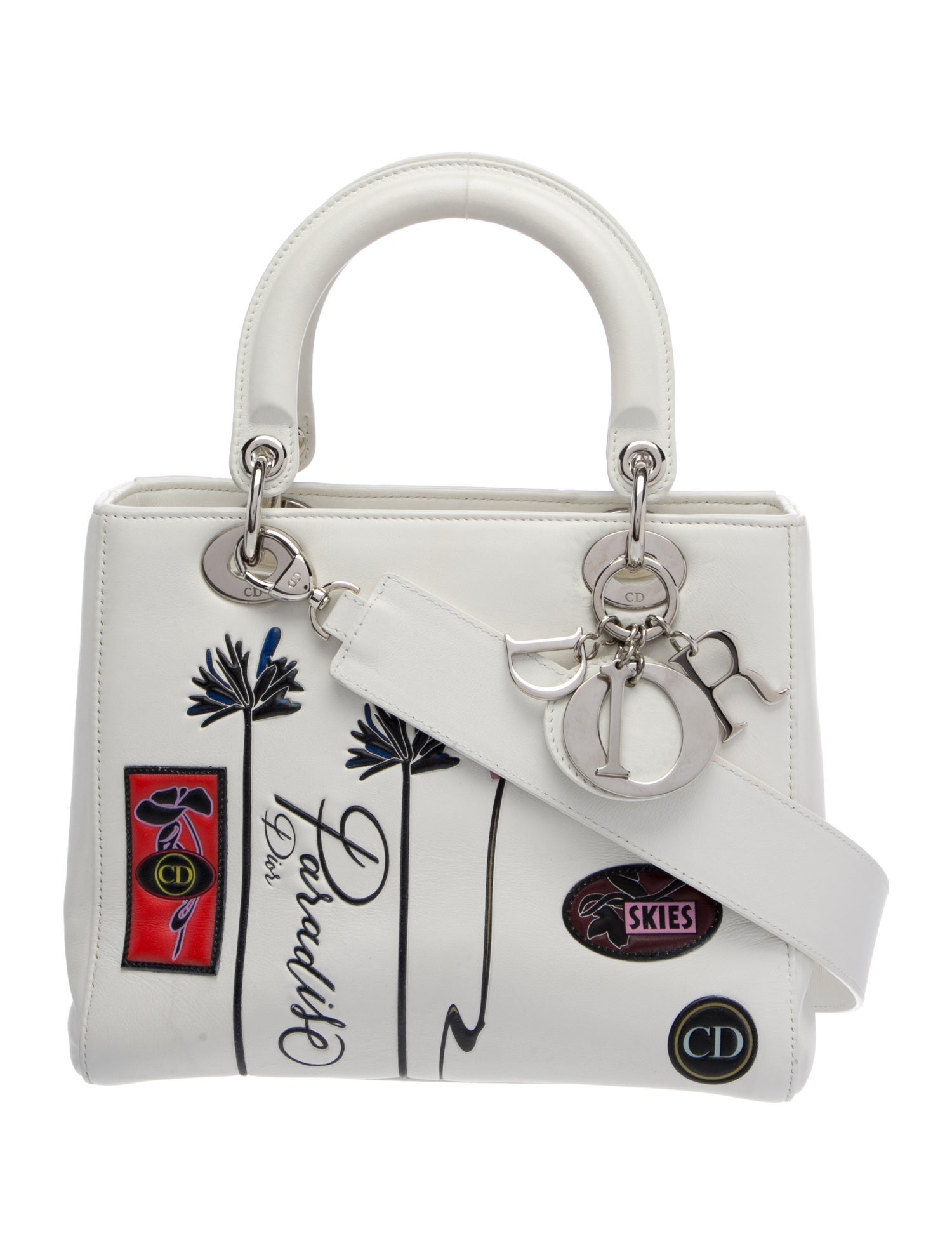 Christian Dior Leather Lady Dior Medium