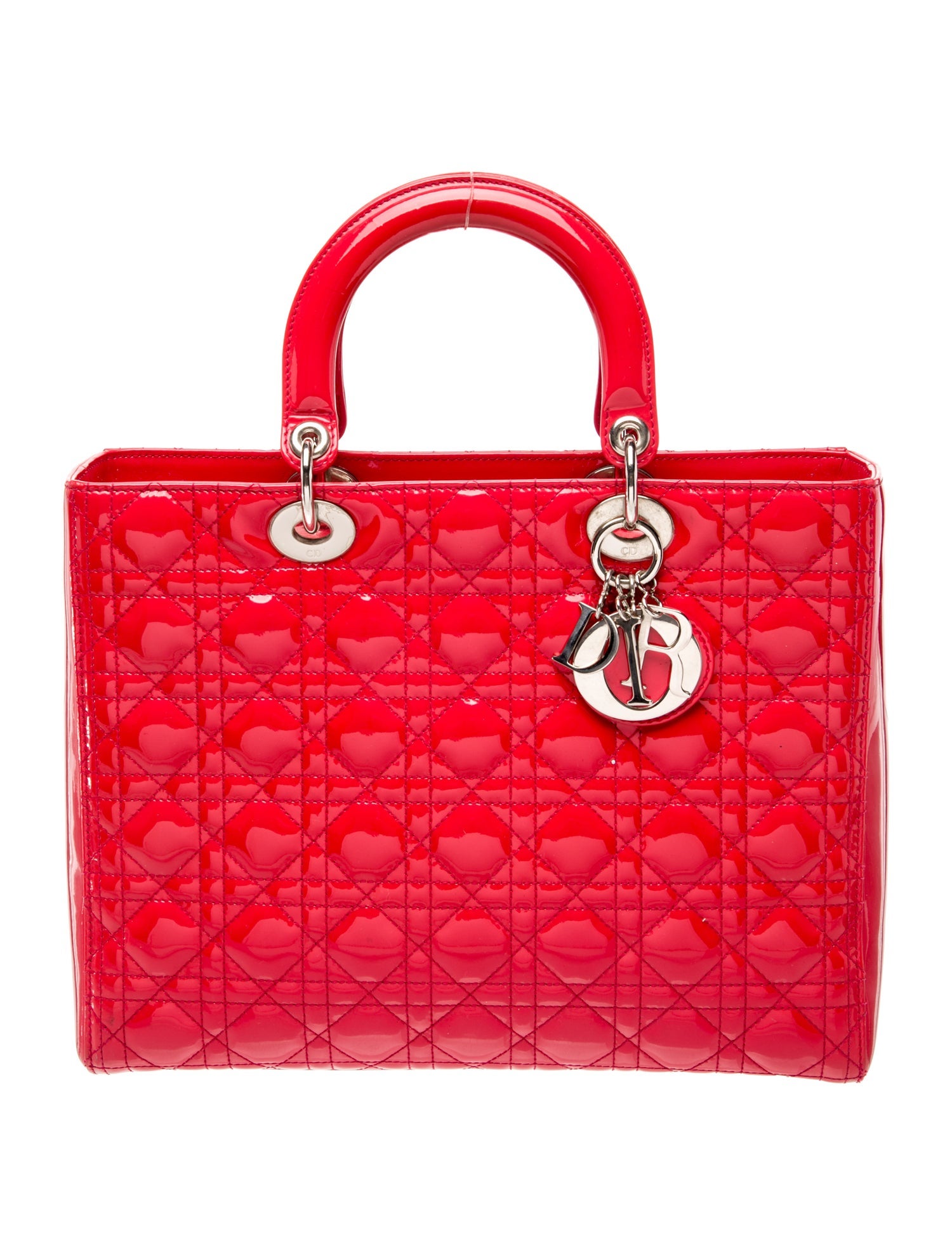 Christian Dior Quilted Lady Dior Large Vintage