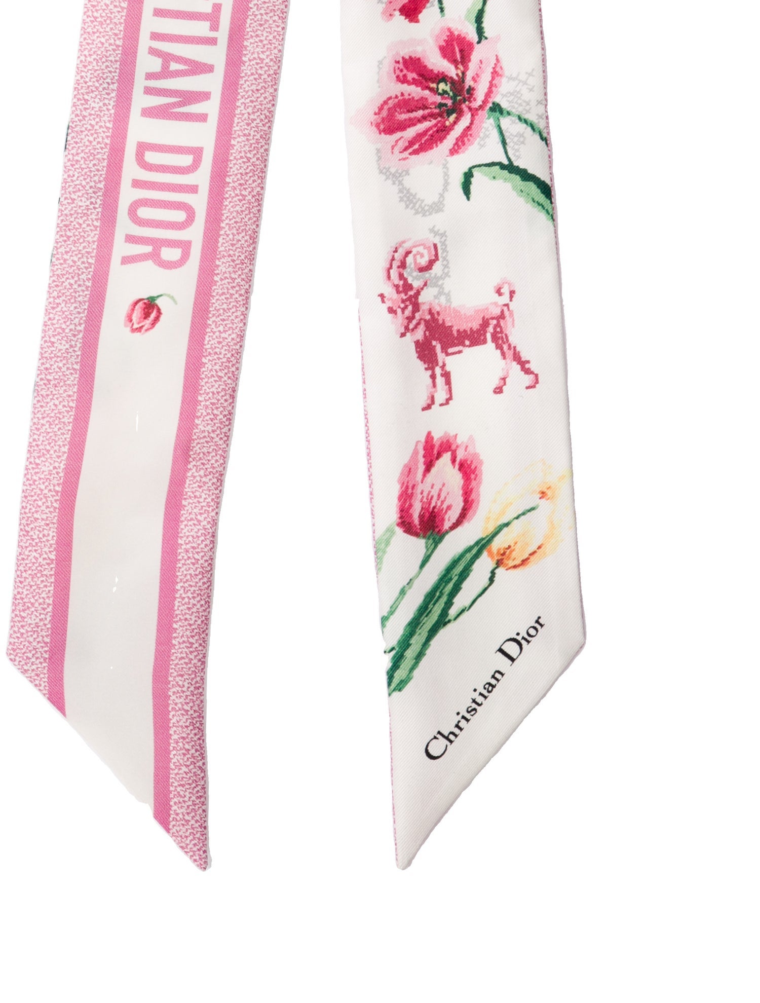 Christian Dior Silk Printed Bandeau