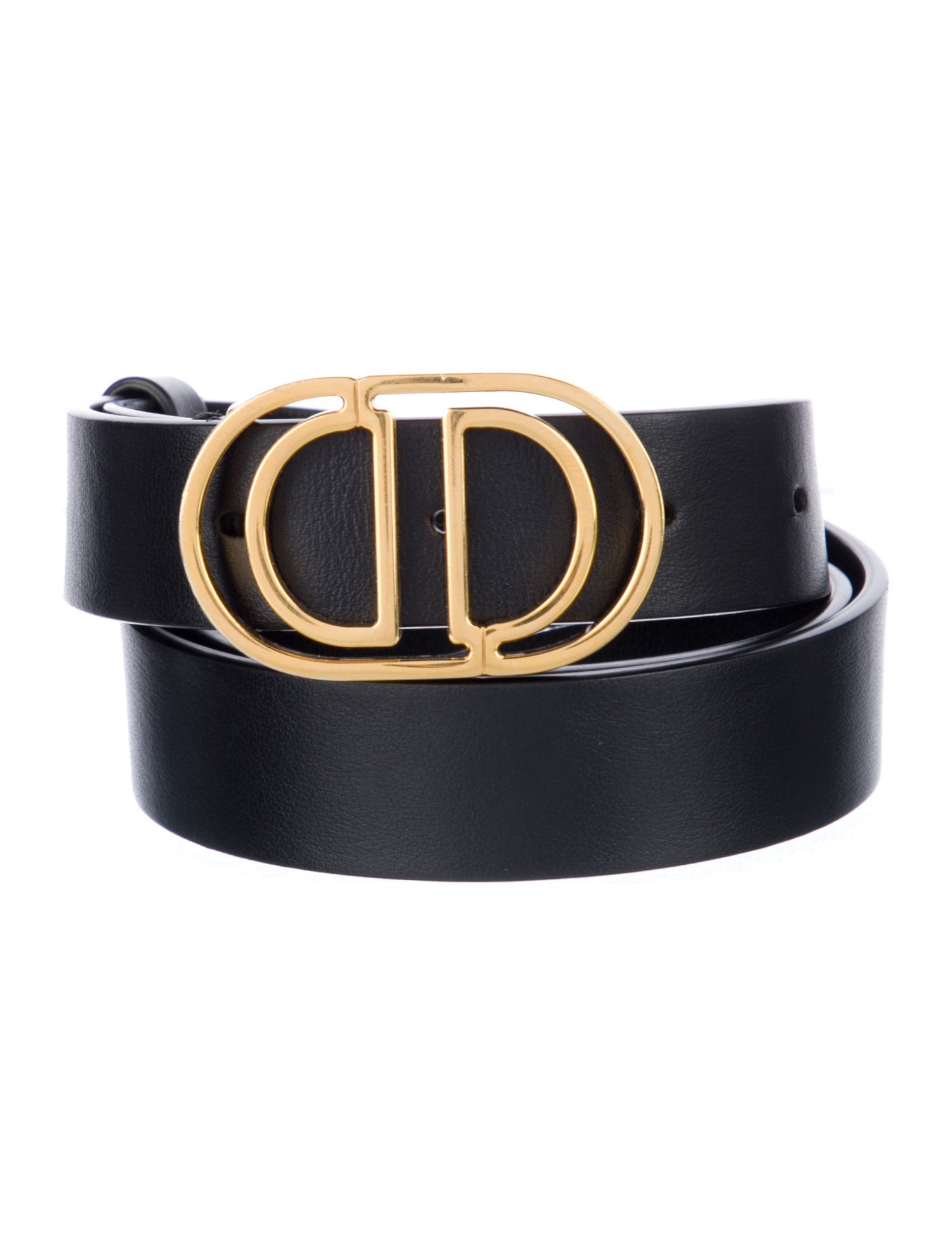 Christian Dior Skinny Leather Belt