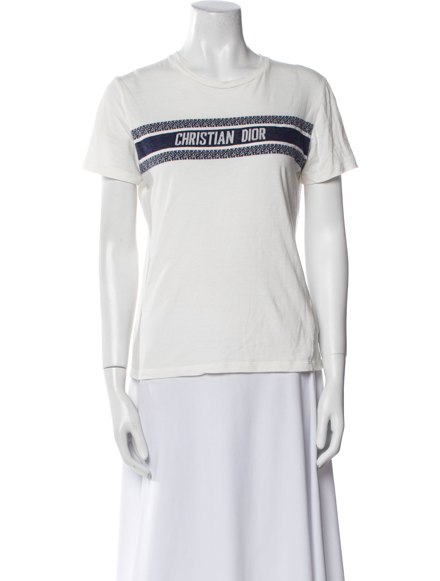 Christian Dior Graphic Print Crew Neck T-Shirt