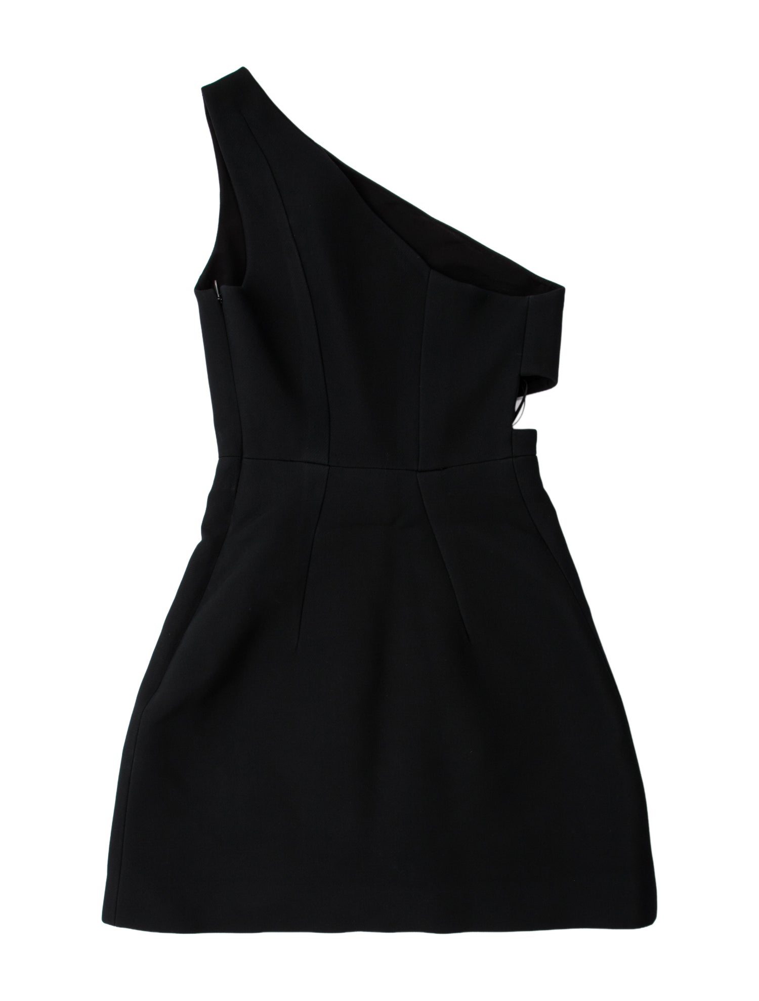 black dior mini dress Fall 2014 Christian Dior by Raf Simons Micro Mini Black Silk Satin Dre Shrimpton Couture
