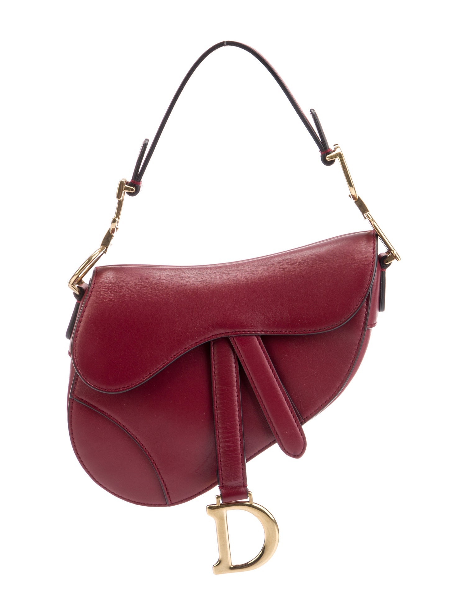 Christian Dior Leather Saddle Mini