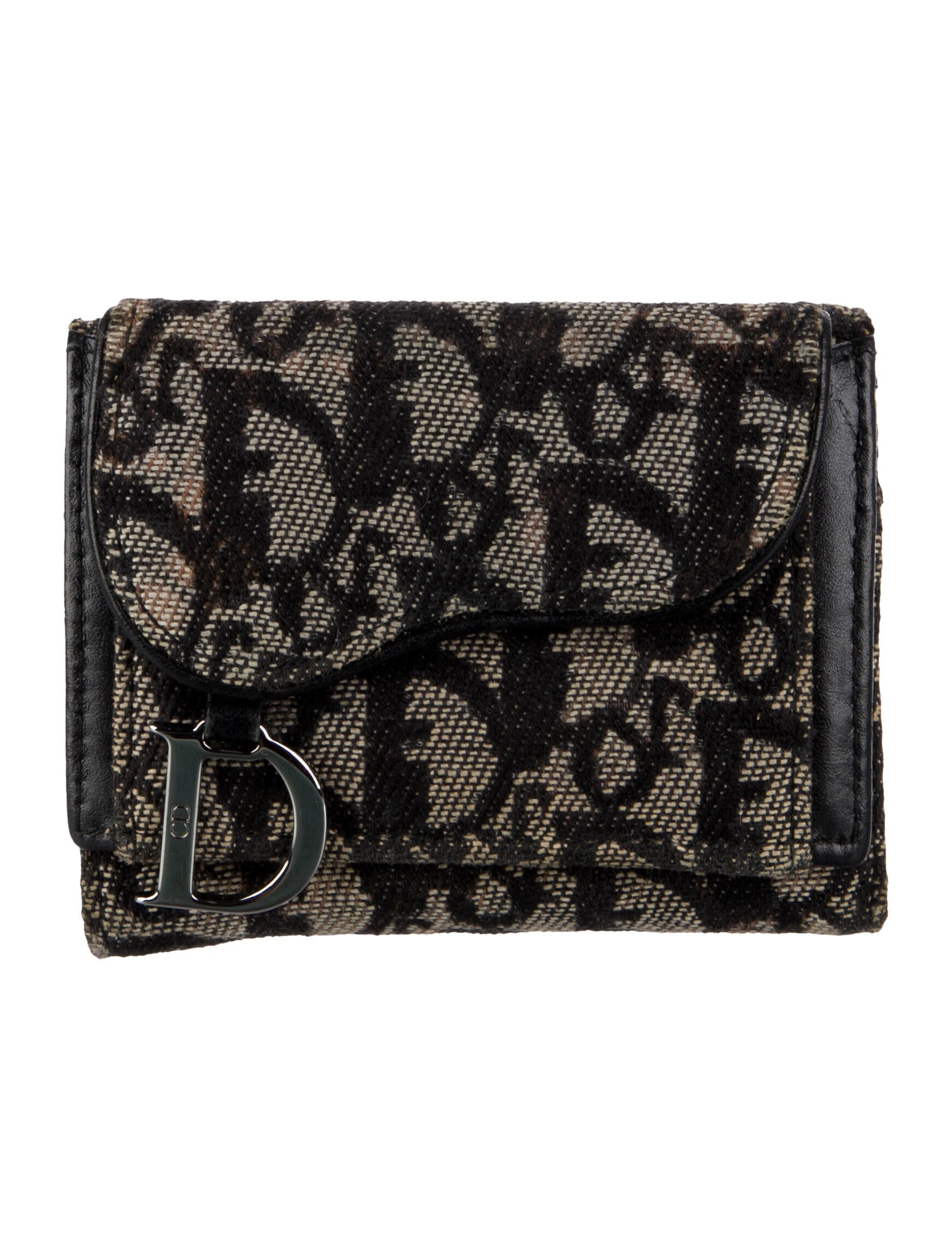 Christian Dior Vintage Saddle Compact Wallet