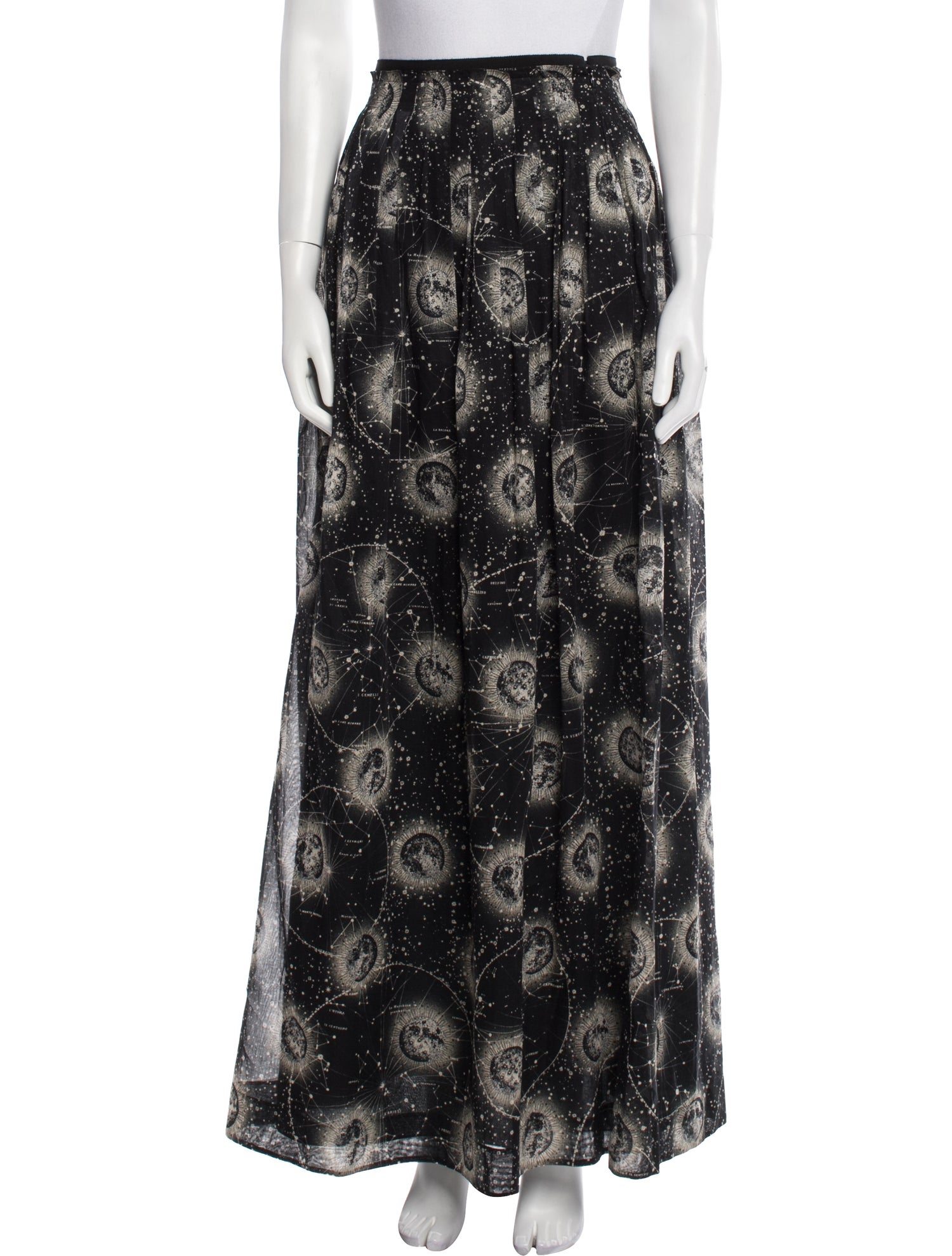 Christian Dior Printed Long Skirt w/ Tags