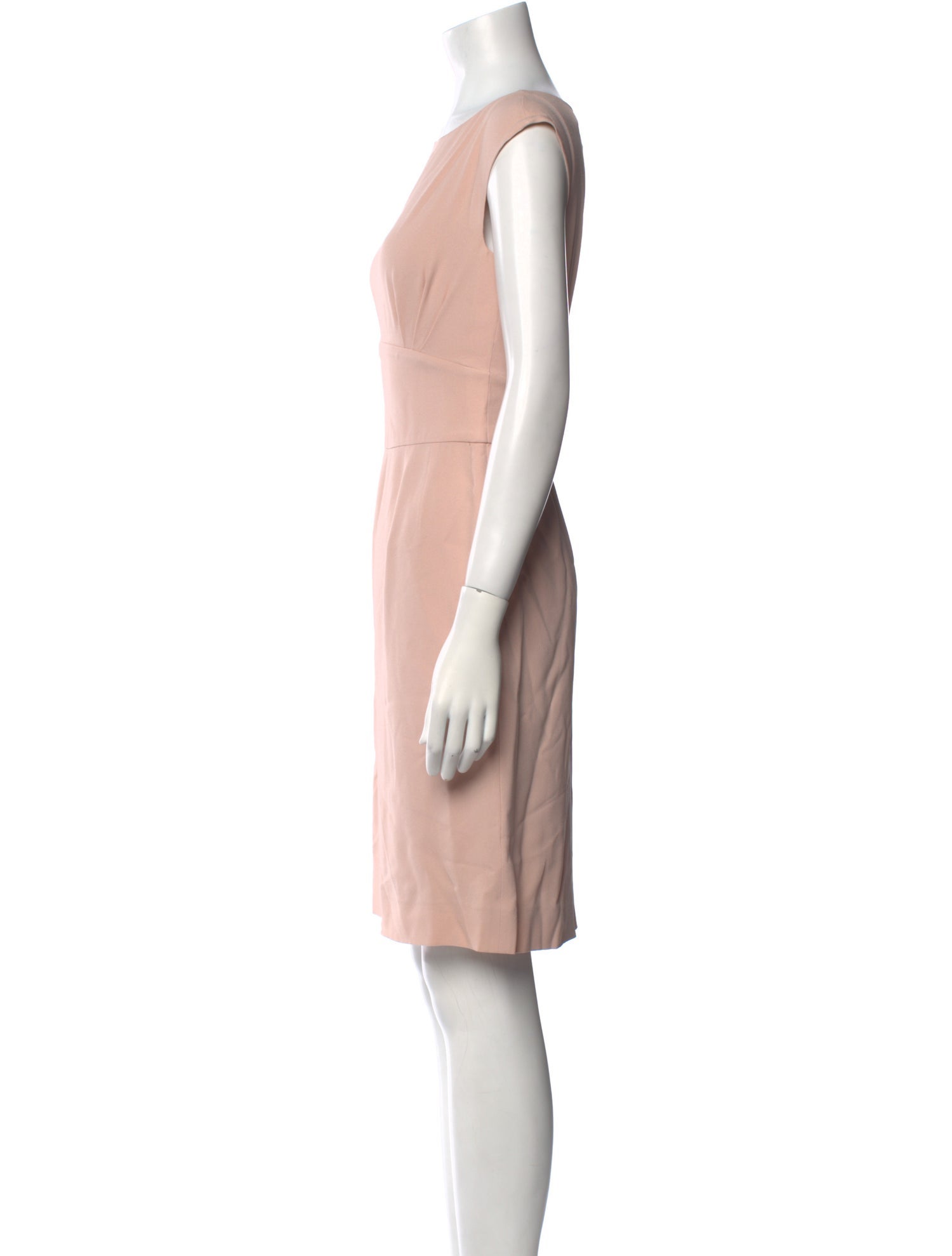 Christian Dior Bateau Neckline Knee-Length Dress