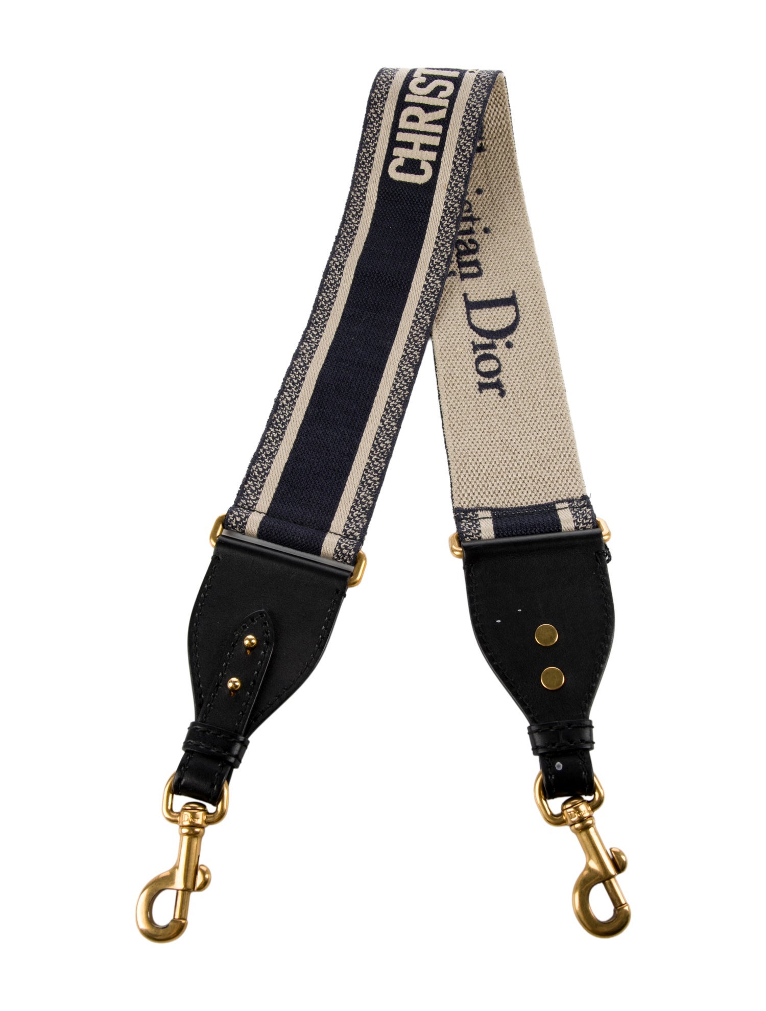 Christian Dior Logo Canvas Bag Strap