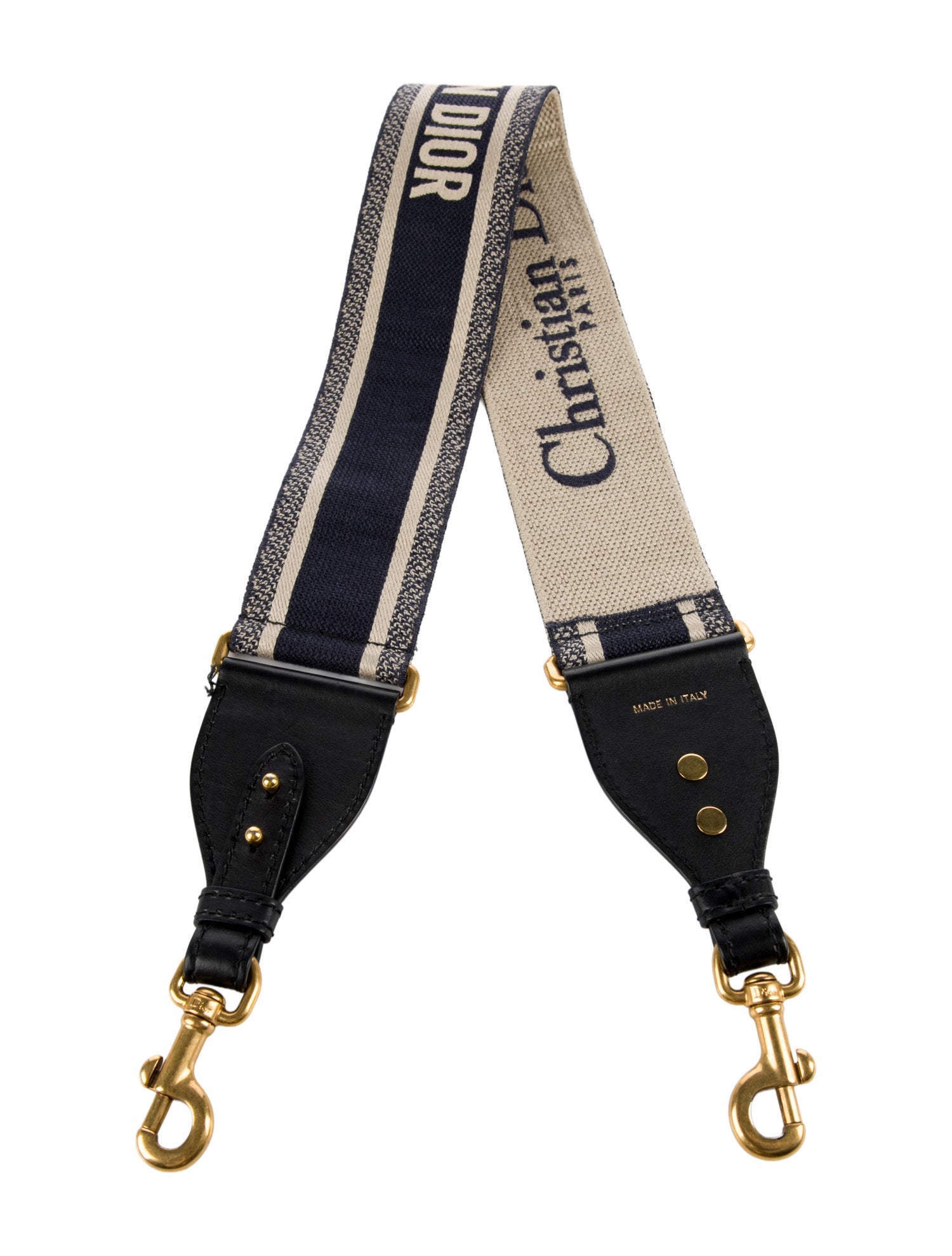Christian Dior Logo Canvas Bag Strap