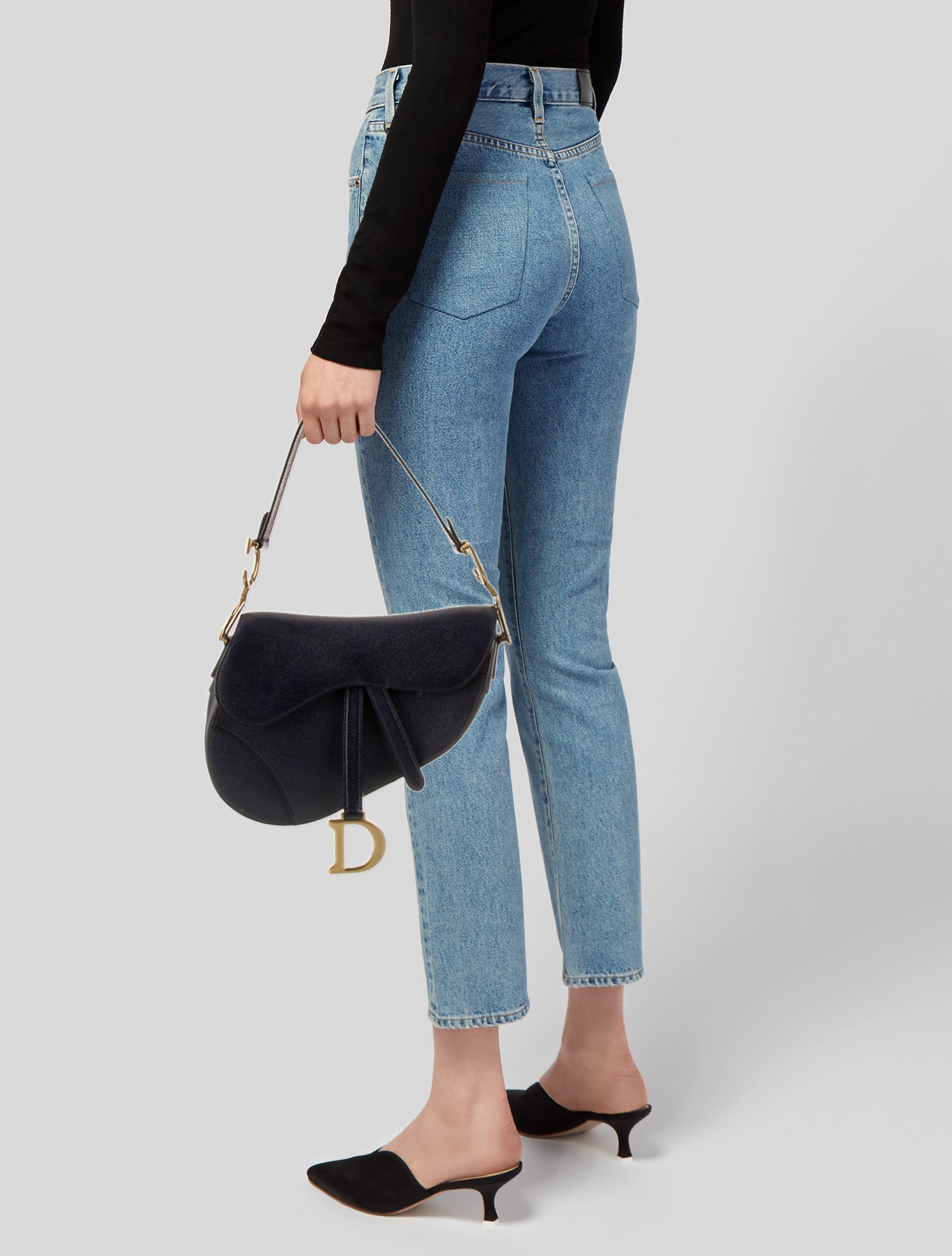 Christian Dior Leather Saddle