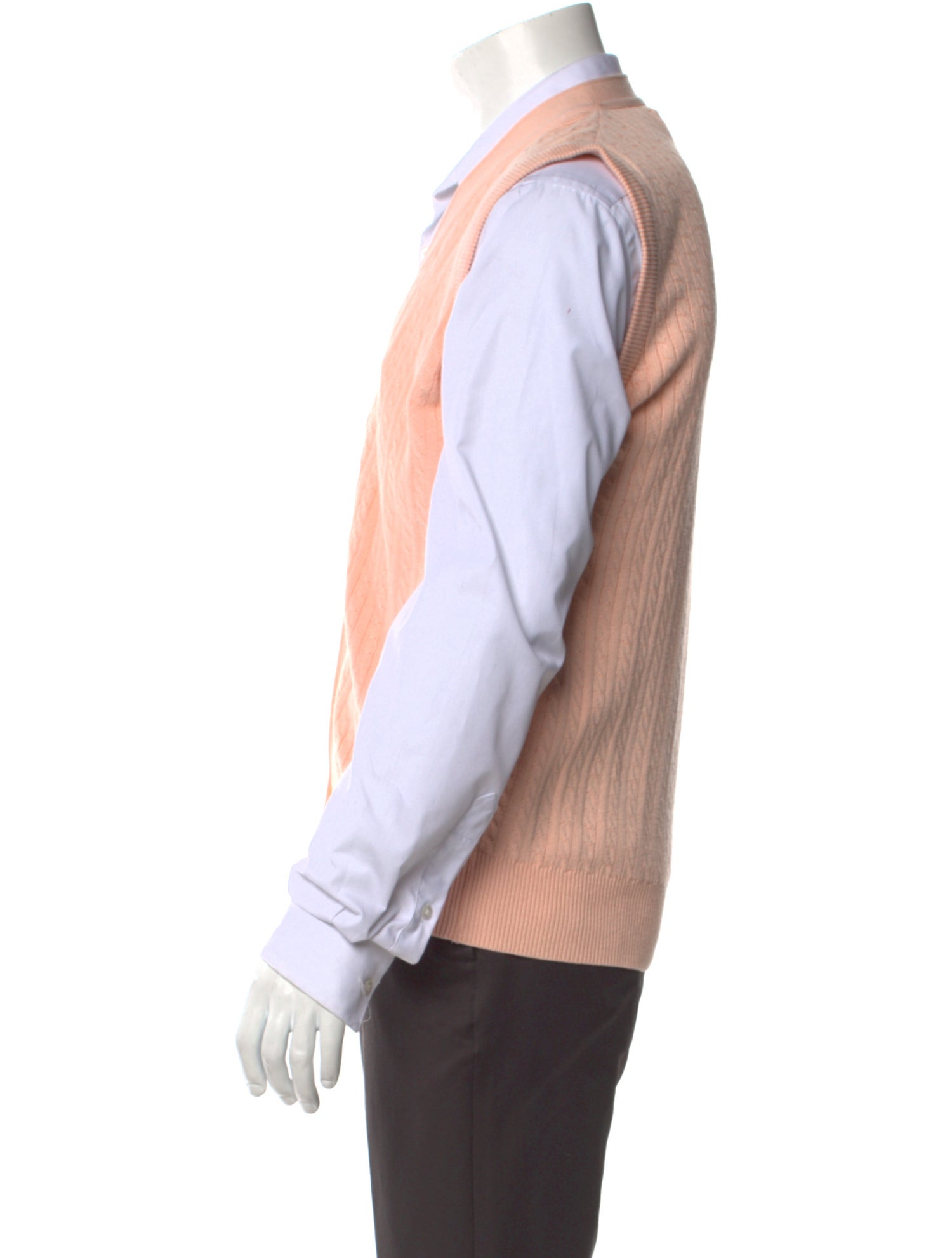 Christian Dior Monsieur V-Neck Sleeveless Cardigan