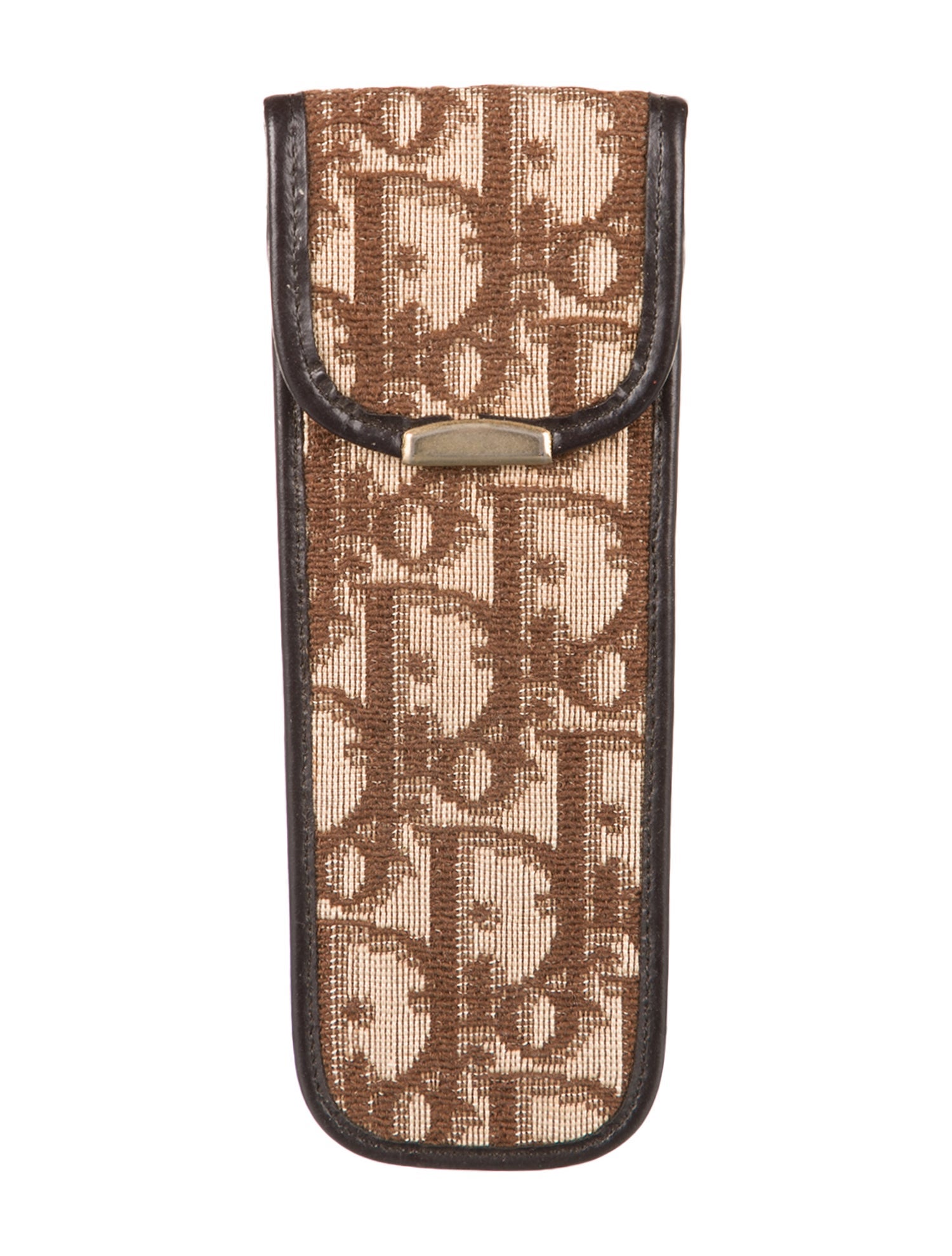 Christian Dior Canvas Pattern Print Travel Case