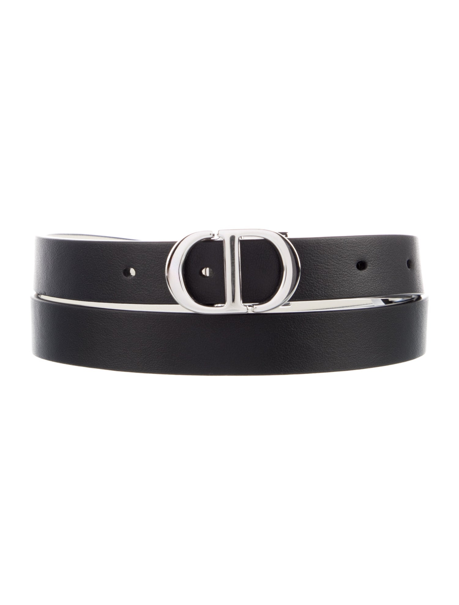Christian Dior Skinny Leather Belt