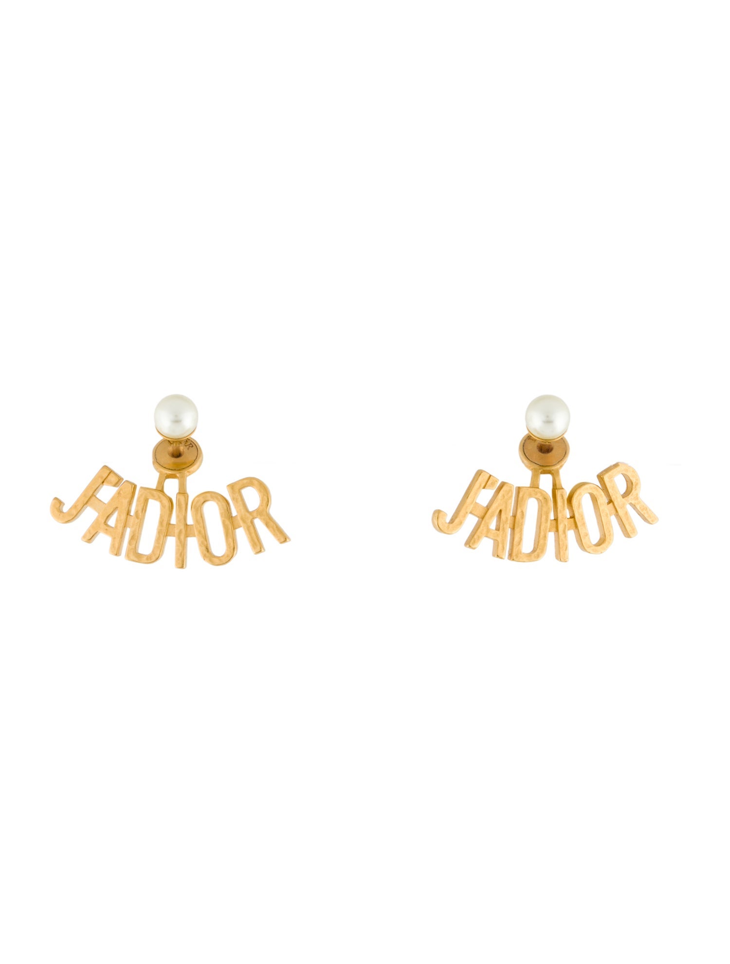 Christian Dior Faux Pearl J'Adior Earrings