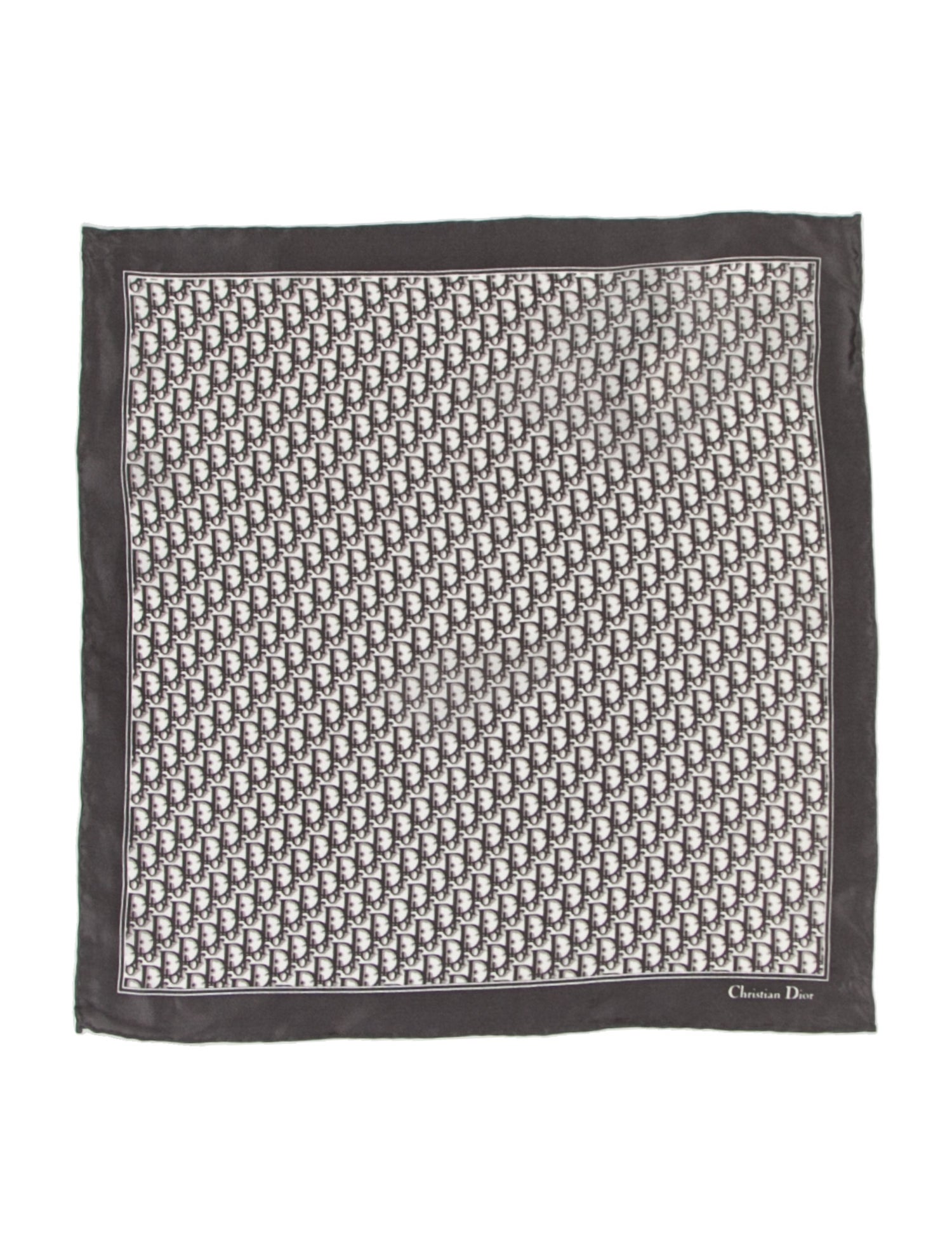 Christian Dior Oblique Diortwin Silk Scarf