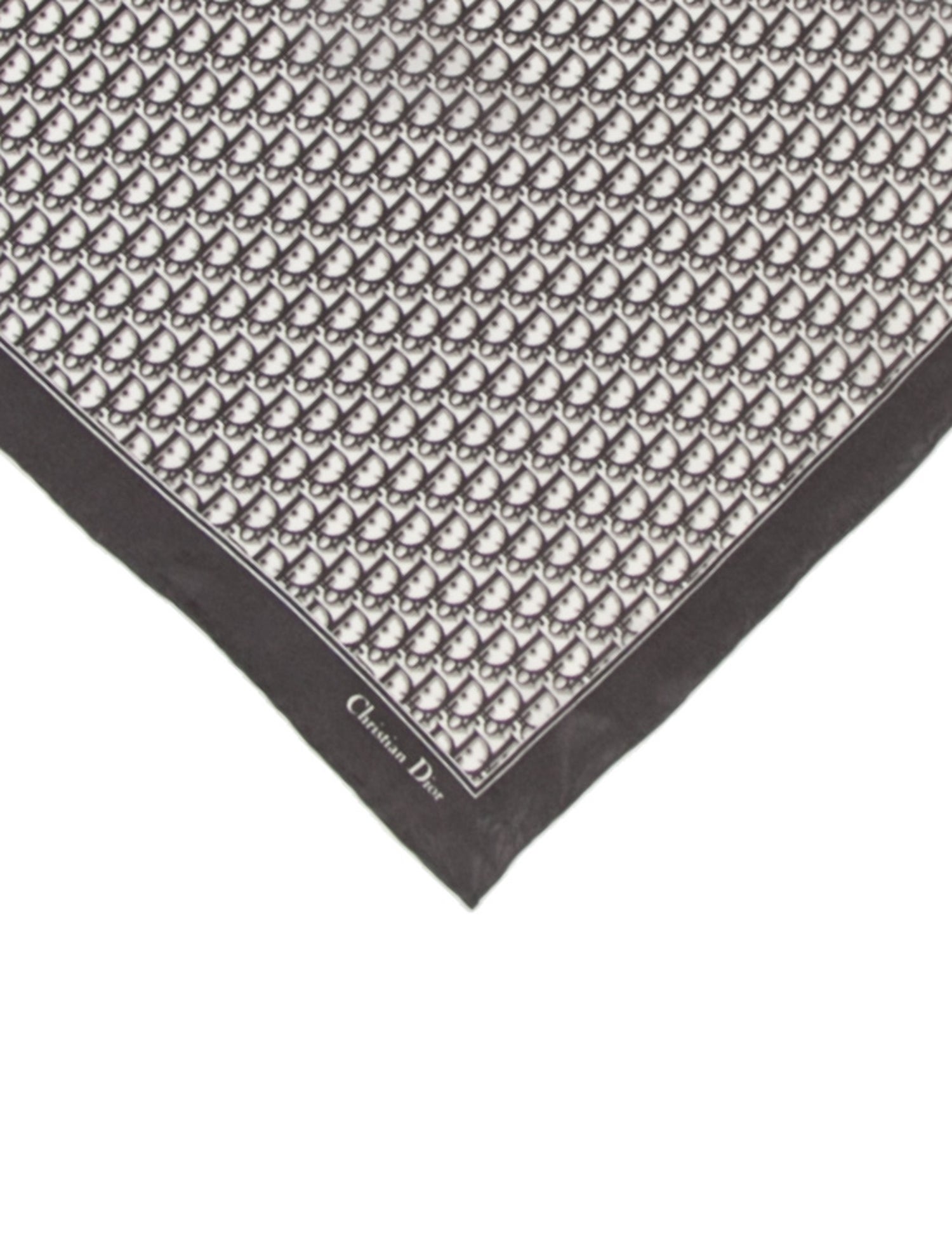 Christian Dior Oblique Diortwin Silk Scarf