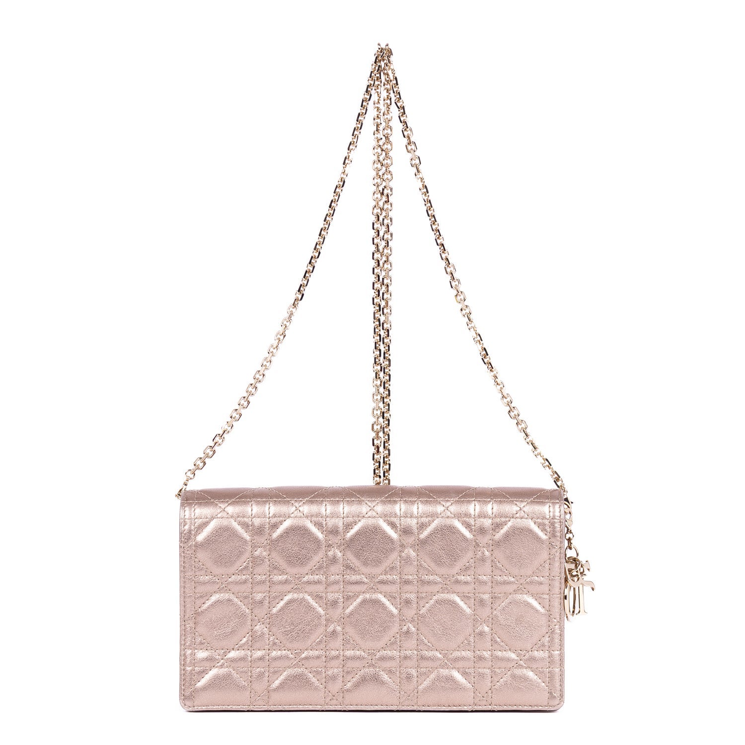 Christian Dior Cannage Lady Dior Chain Clutch