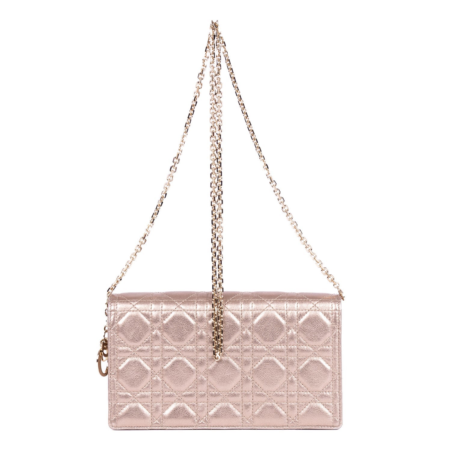 Christian Dior Cannage Lady Dior Chain Clutch