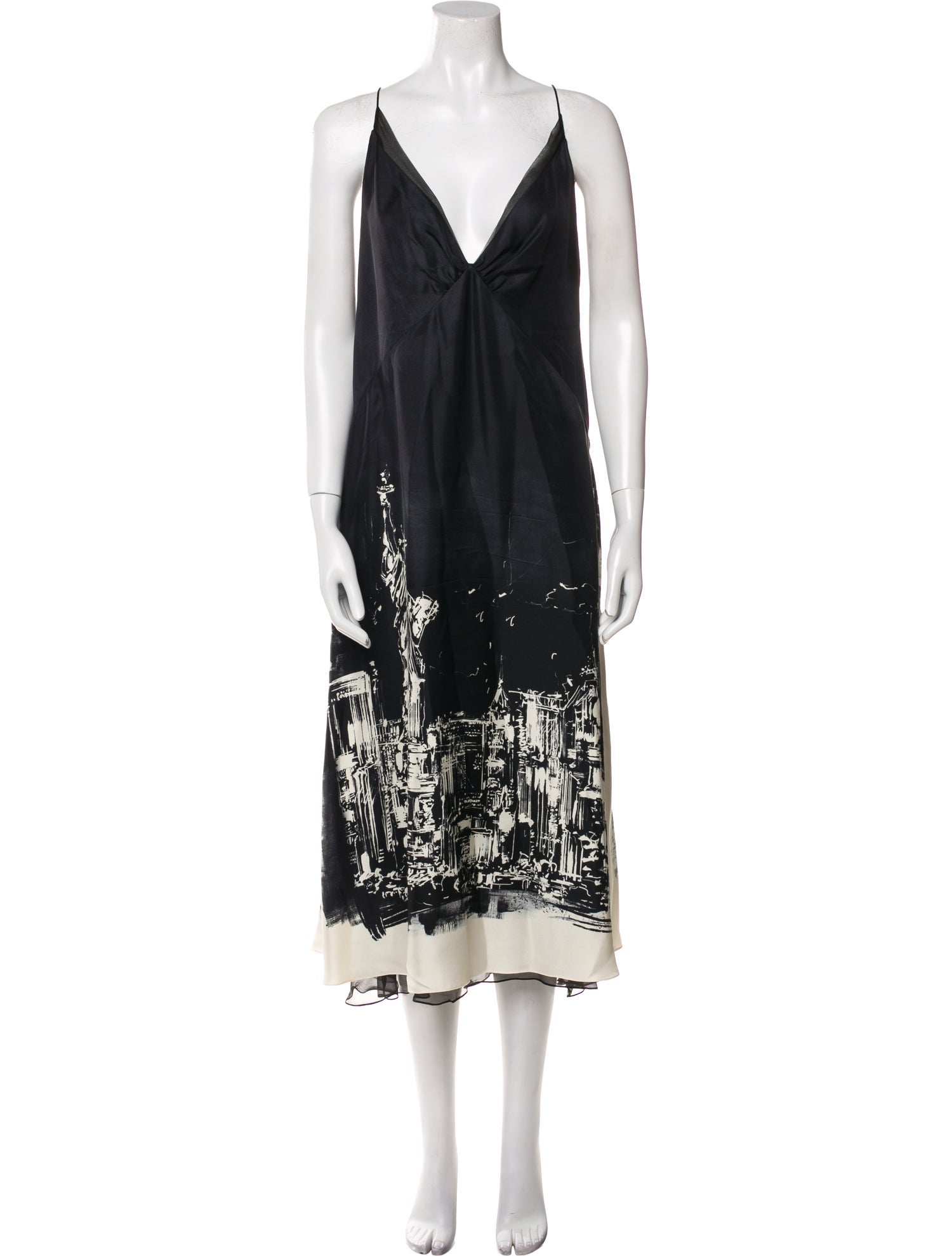 Christian Dior Silk Midi Length Dress