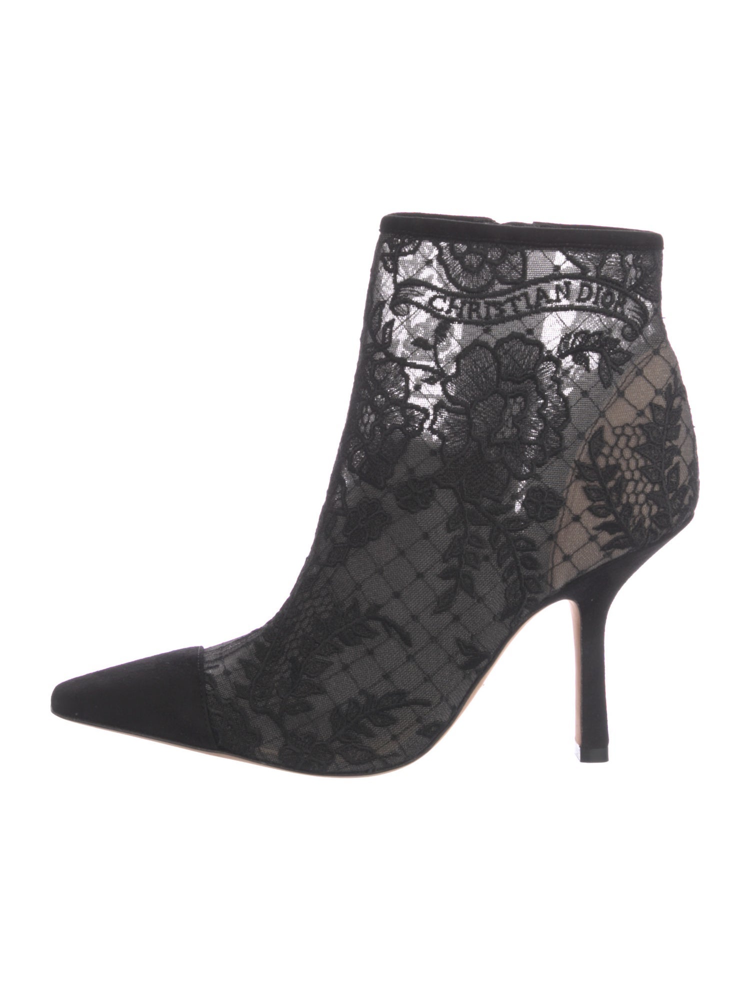 Christian Dior Lace Lace Pattern Boots