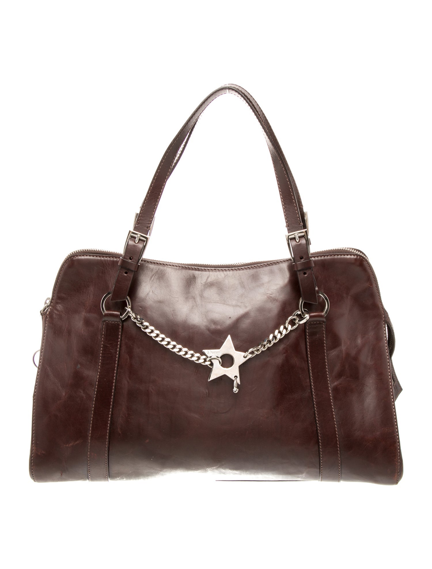 Christian Dior Hardcore Pierced Boston Bag - Black Handle Bags