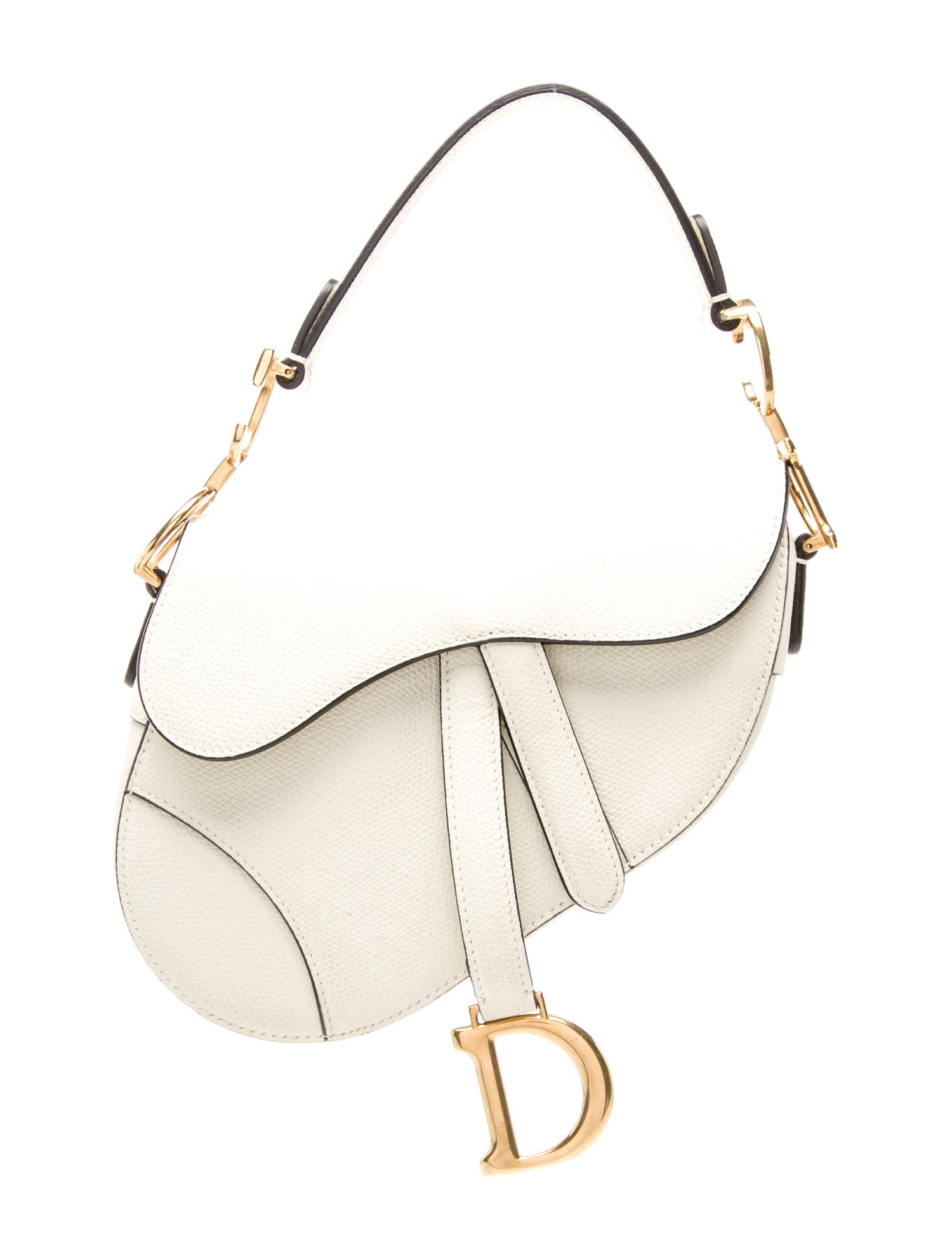 Christian Dior Calfskin Saddle Mini