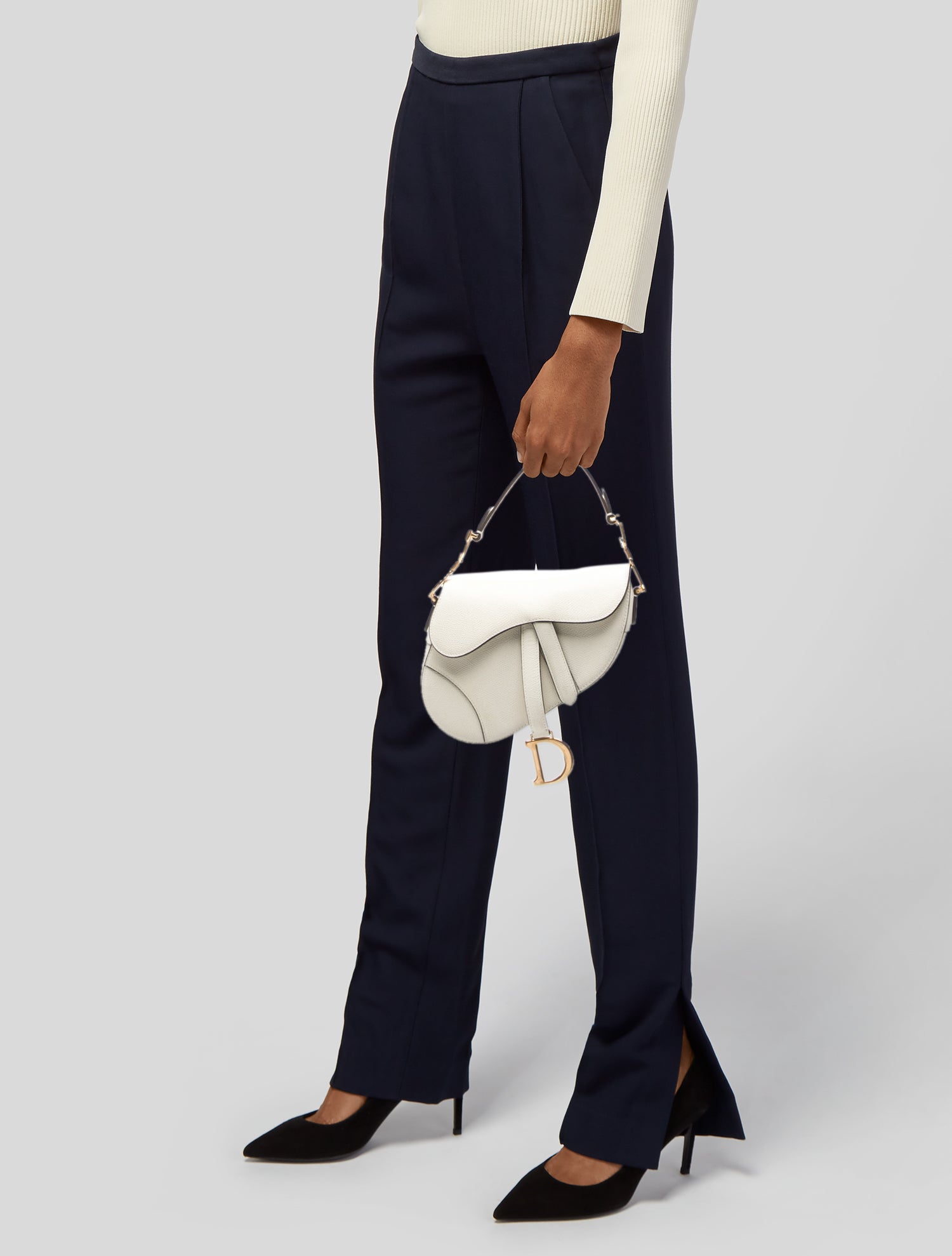 Christian Dior Calfskin Saddle Mini