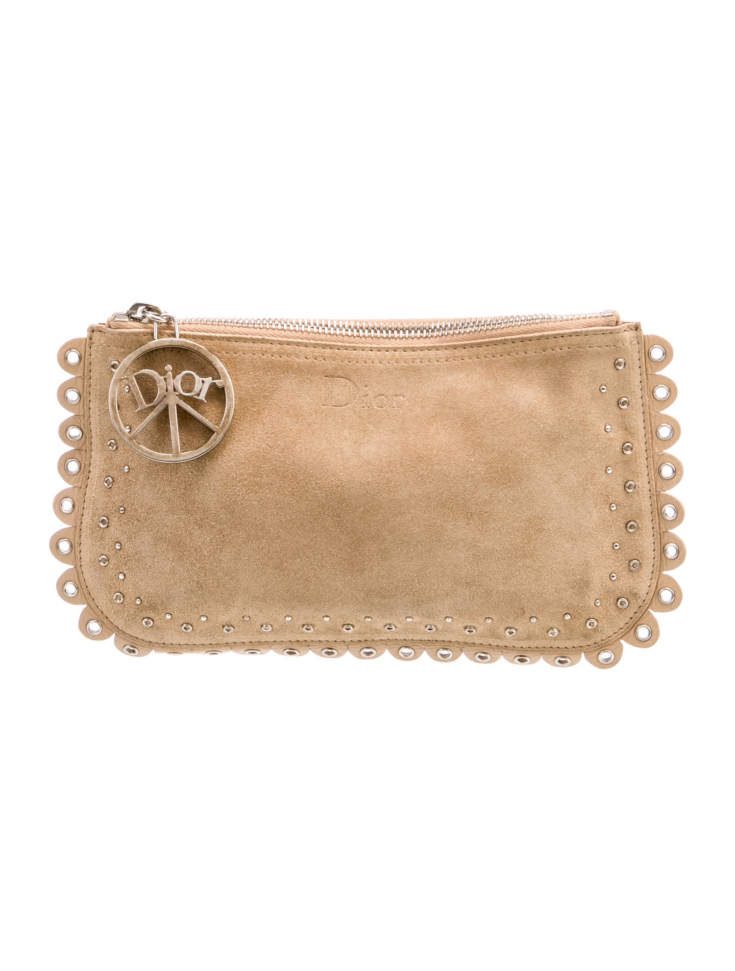Christian Dior Suede Clutch Vintage