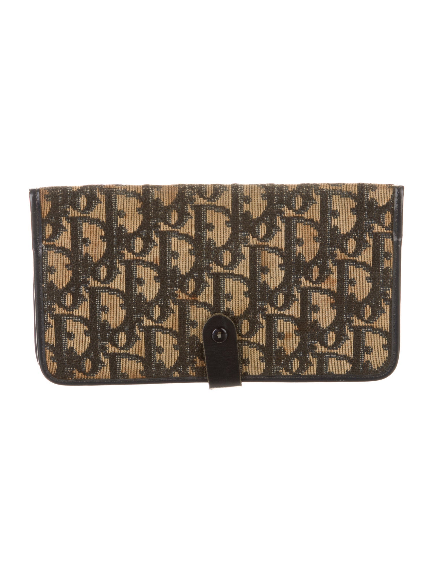 Christian Dior Vintage Diorissimo Pattern Wallet