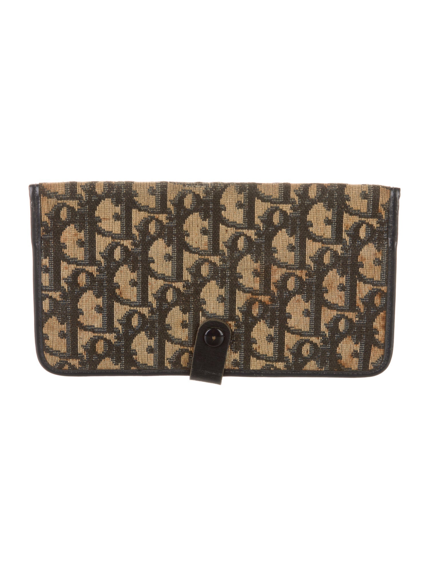 Christian Dior Vintage Diorissimo Pattern Wallet