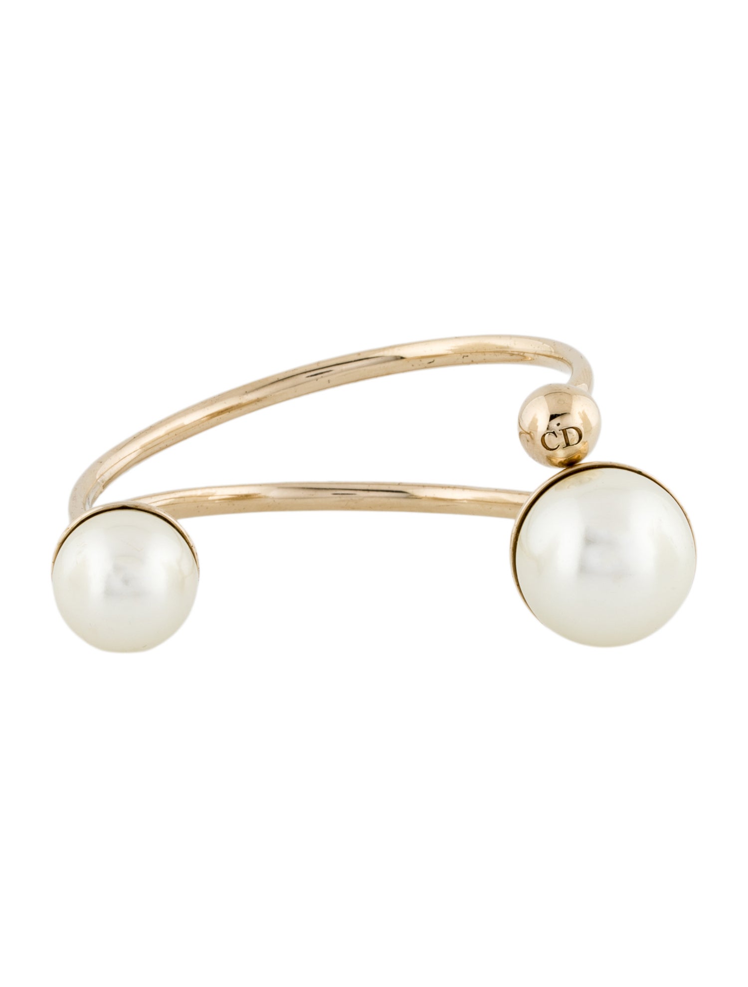 Christian Dior Faux Pearl Ultradior Cuff