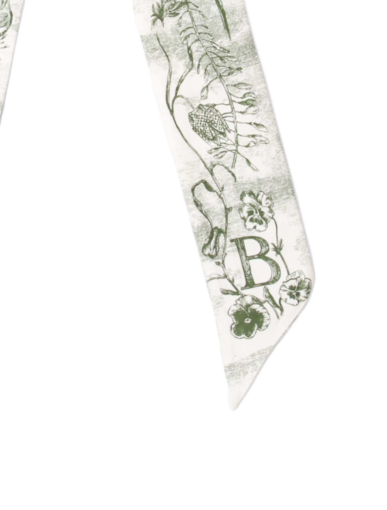 Christian Dior Silk Printed Bandeau