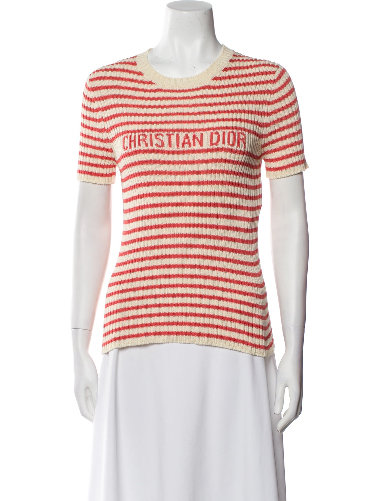 Striped Scoop Neck Sweater