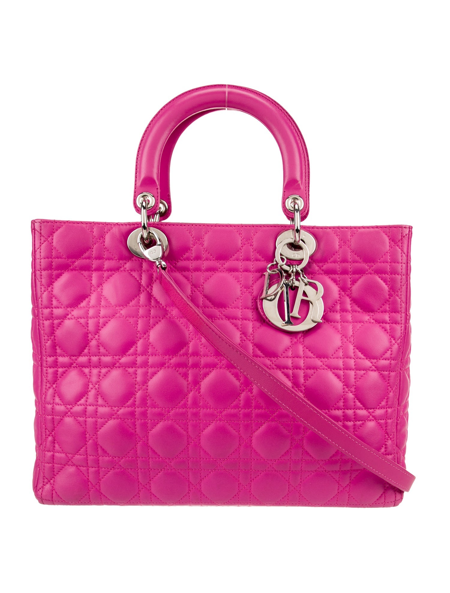 Christian Dior Cannage Top Handle Bag Large