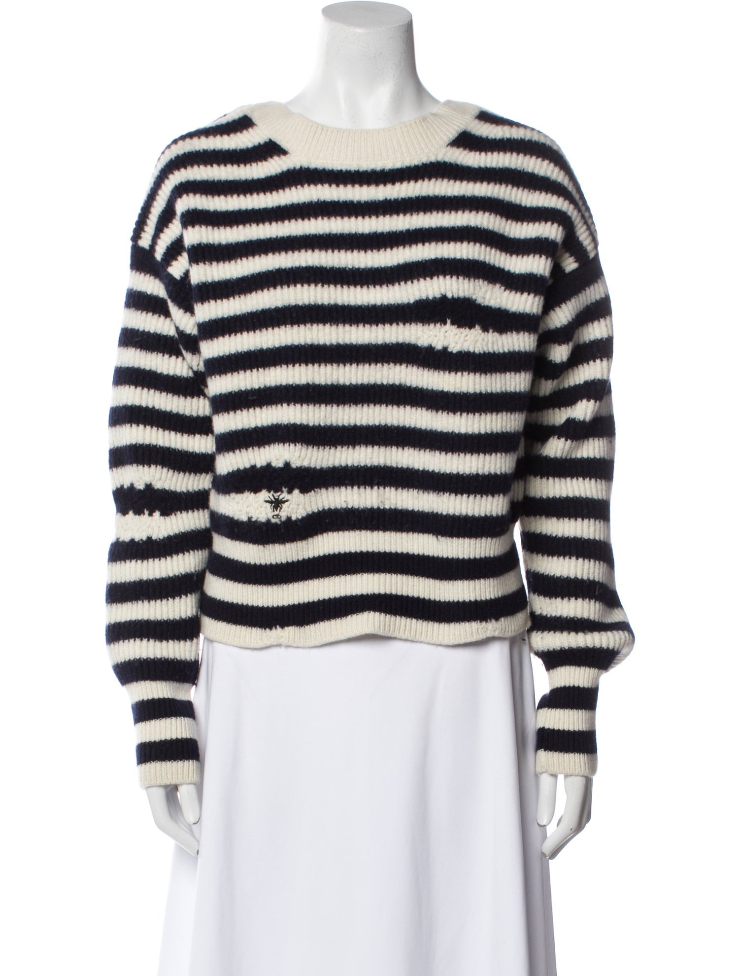 Christian Dior Cashmere Striped Sweater