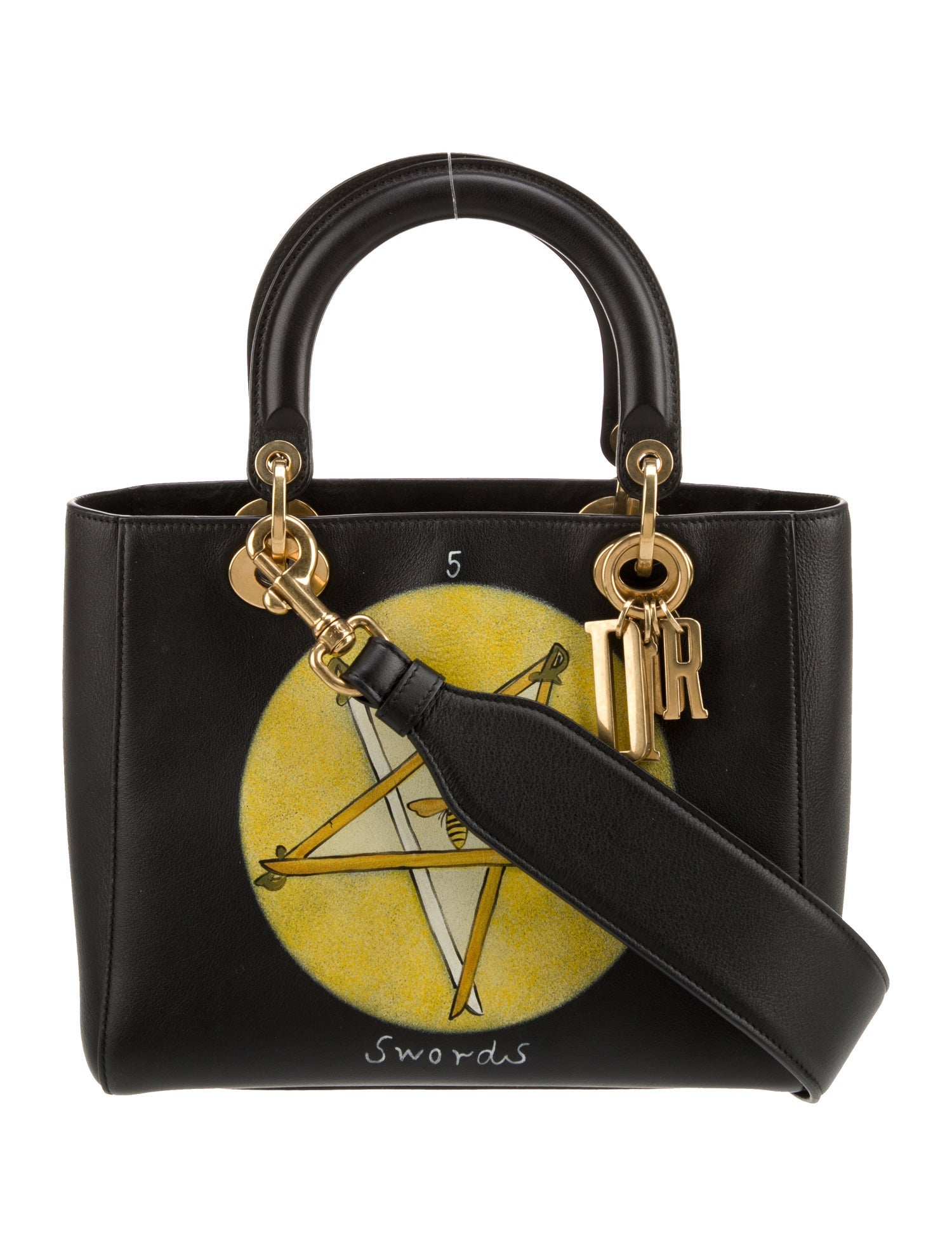 Christian Dior Leather Lady Dior Medium