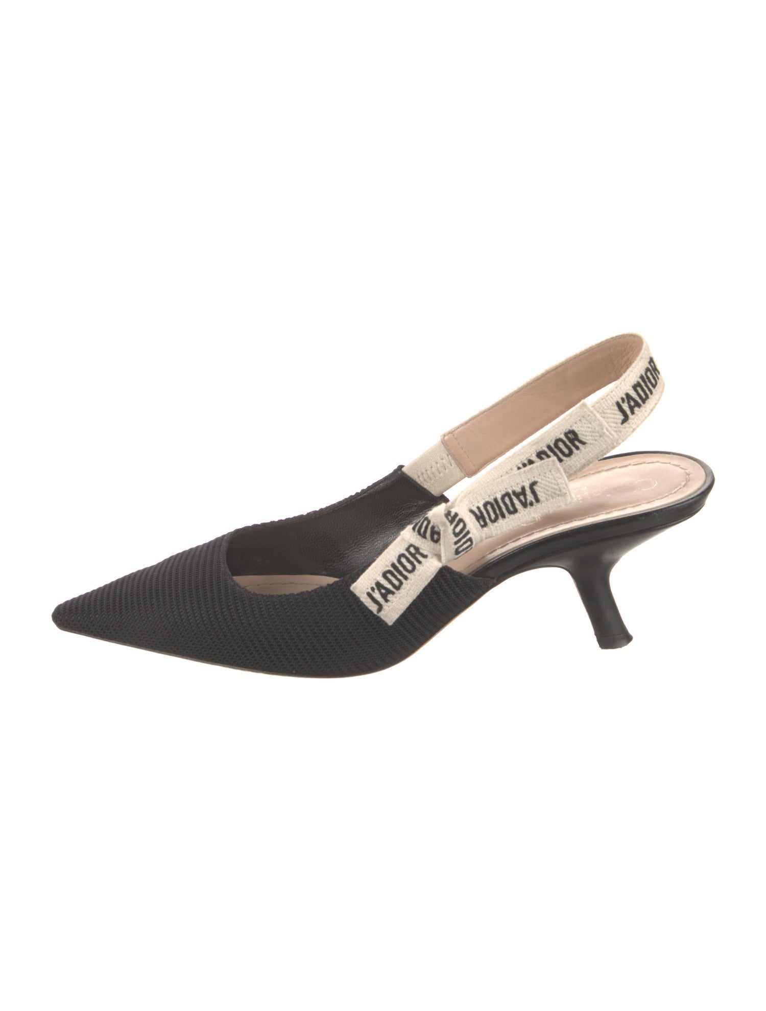 Christian Dior Colorblock Pattern Slingback Pumps