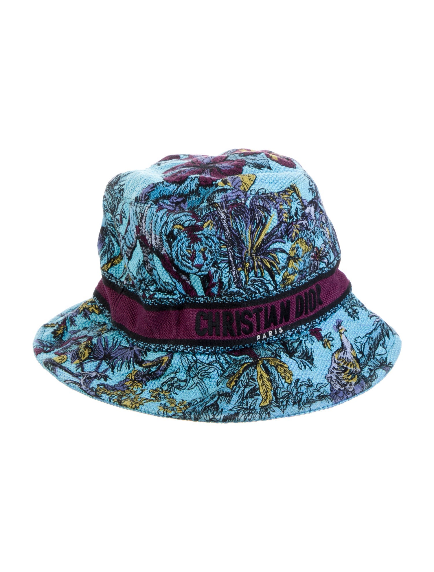 Christian Dior Pattern Print Cotton Bucket Hat