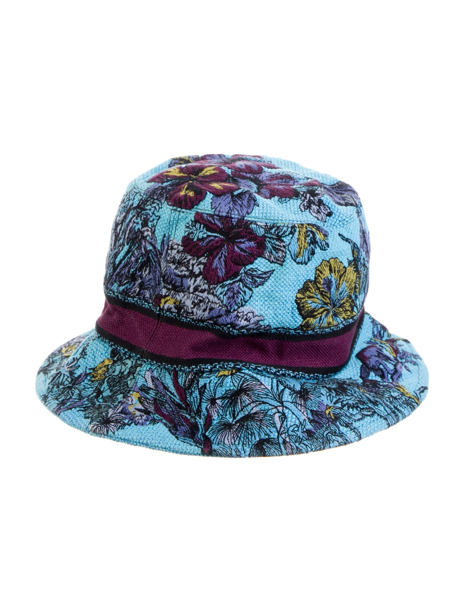 Christian Dior Pattern Print Cotton Bucket Hat