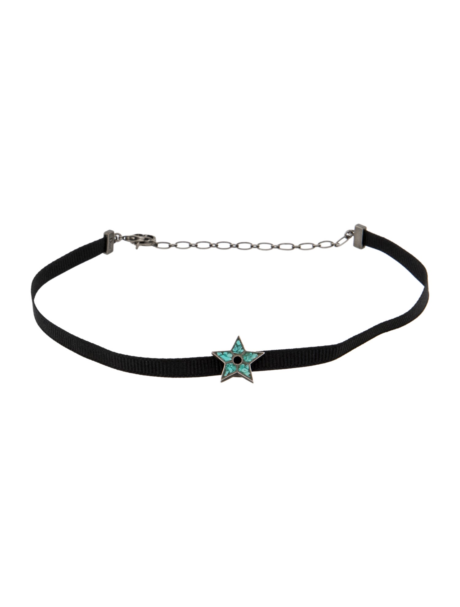 Christian Dior D Porte-Bonheur Star Choker Necklace