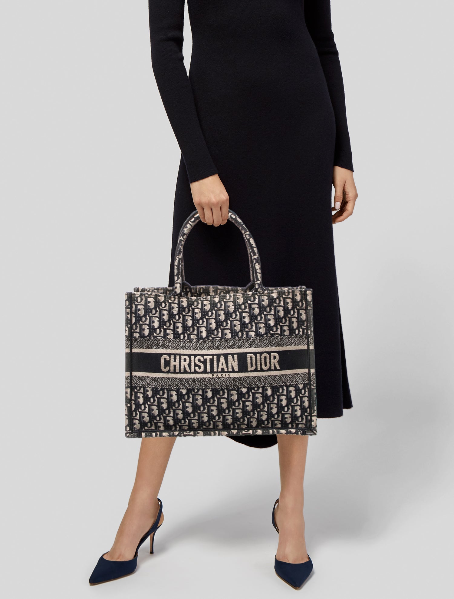 Christian Dior Oblique Jacquard Book Medium