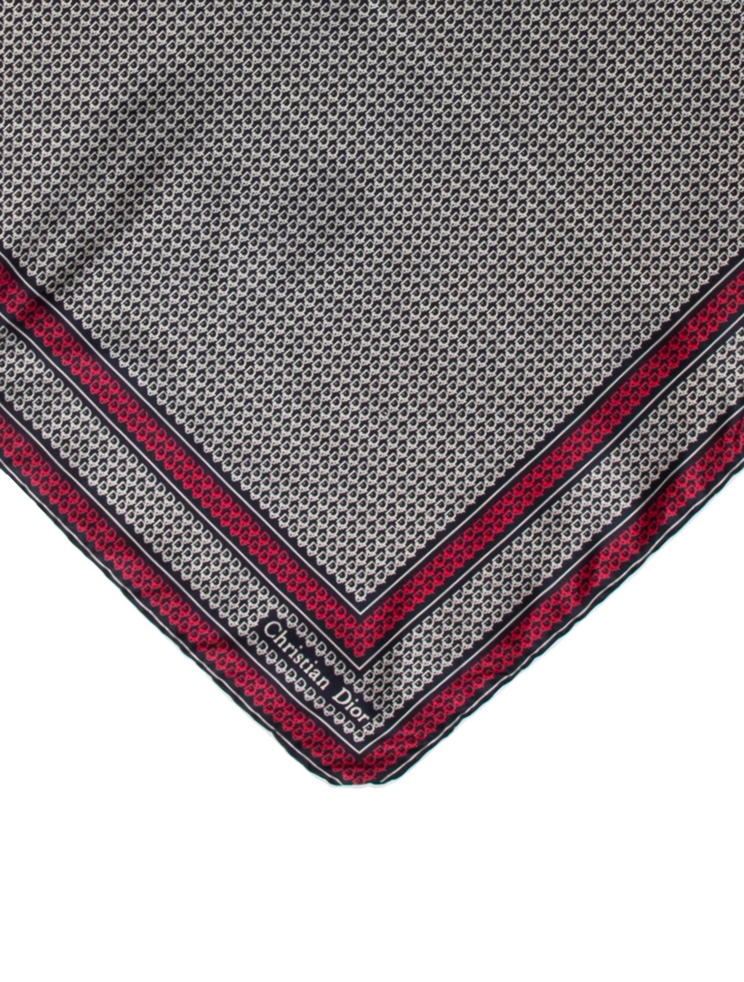 Christian Dior Silk Printed Scarf