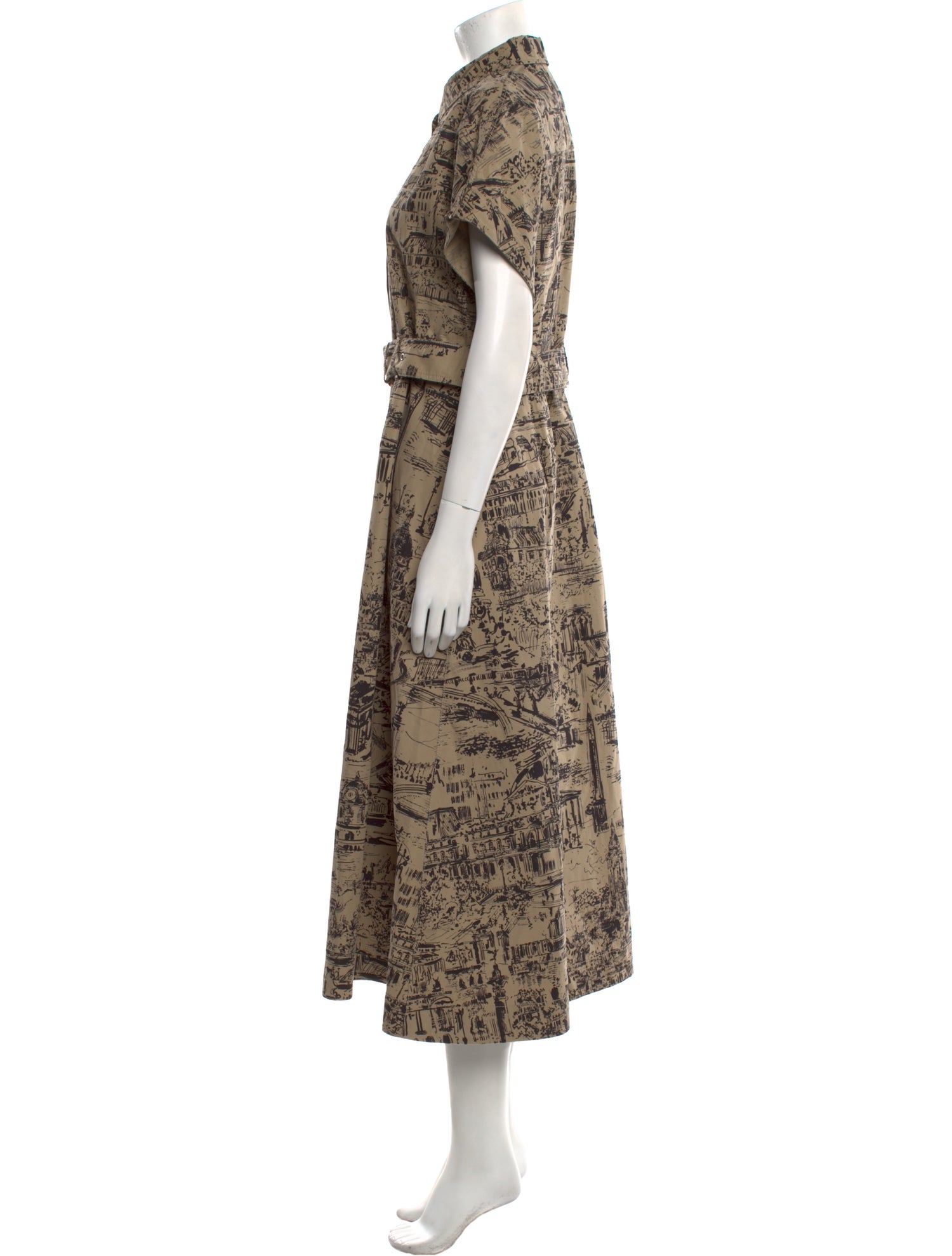 Christian Dior Printed Long Dress