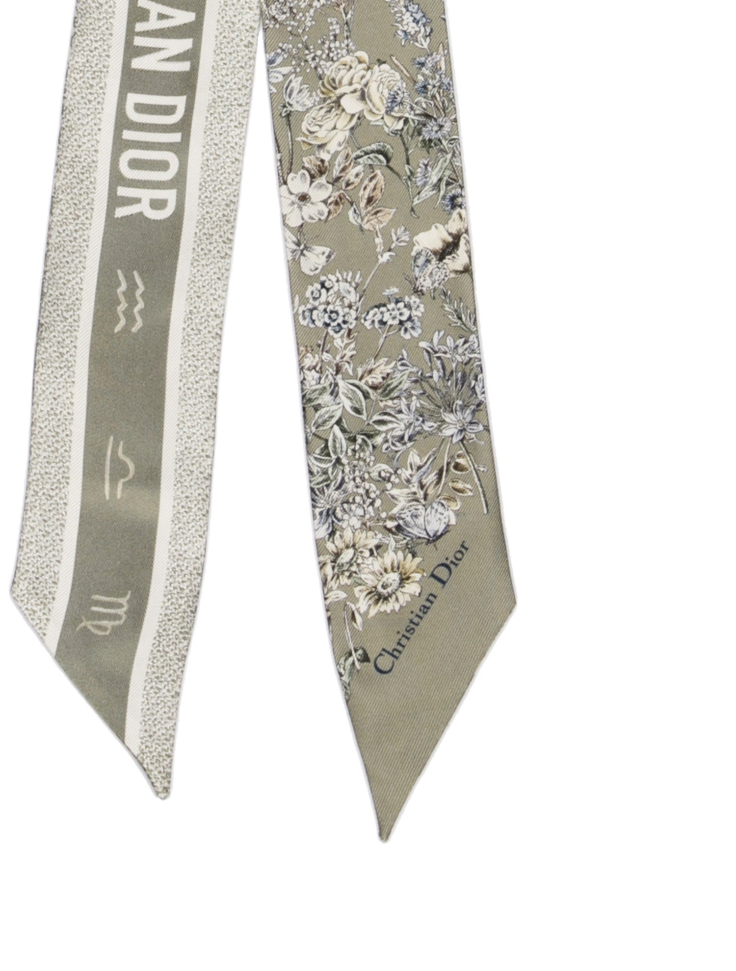 Christian Dior Silk Printed Bandeau