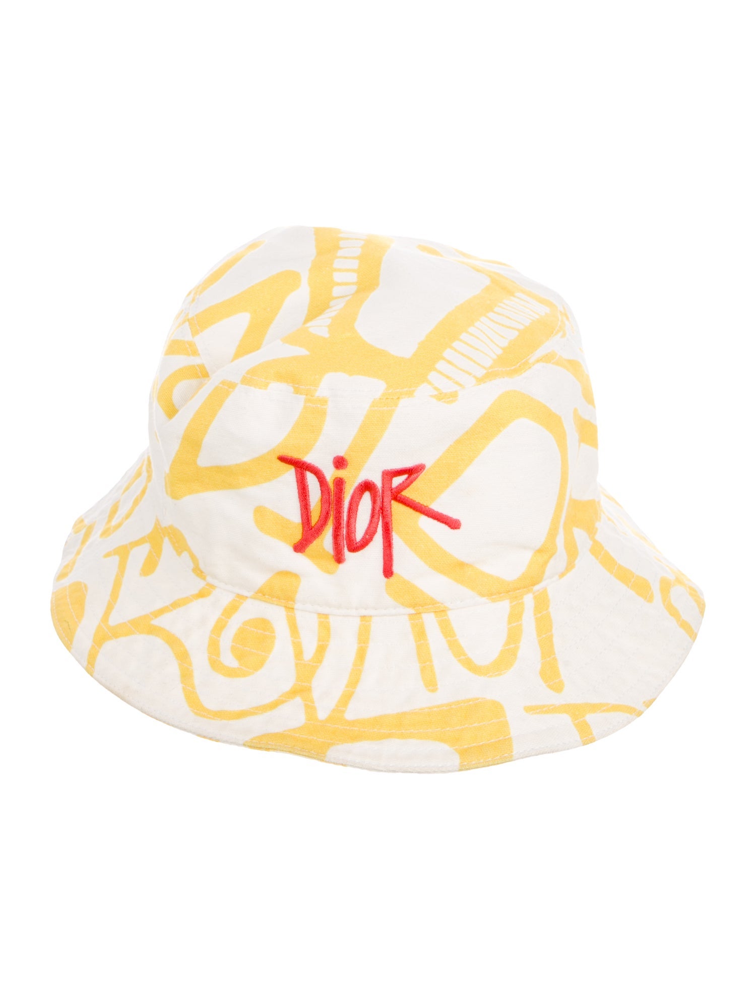 Christian Dior Graffiti Printed Bucket Hat