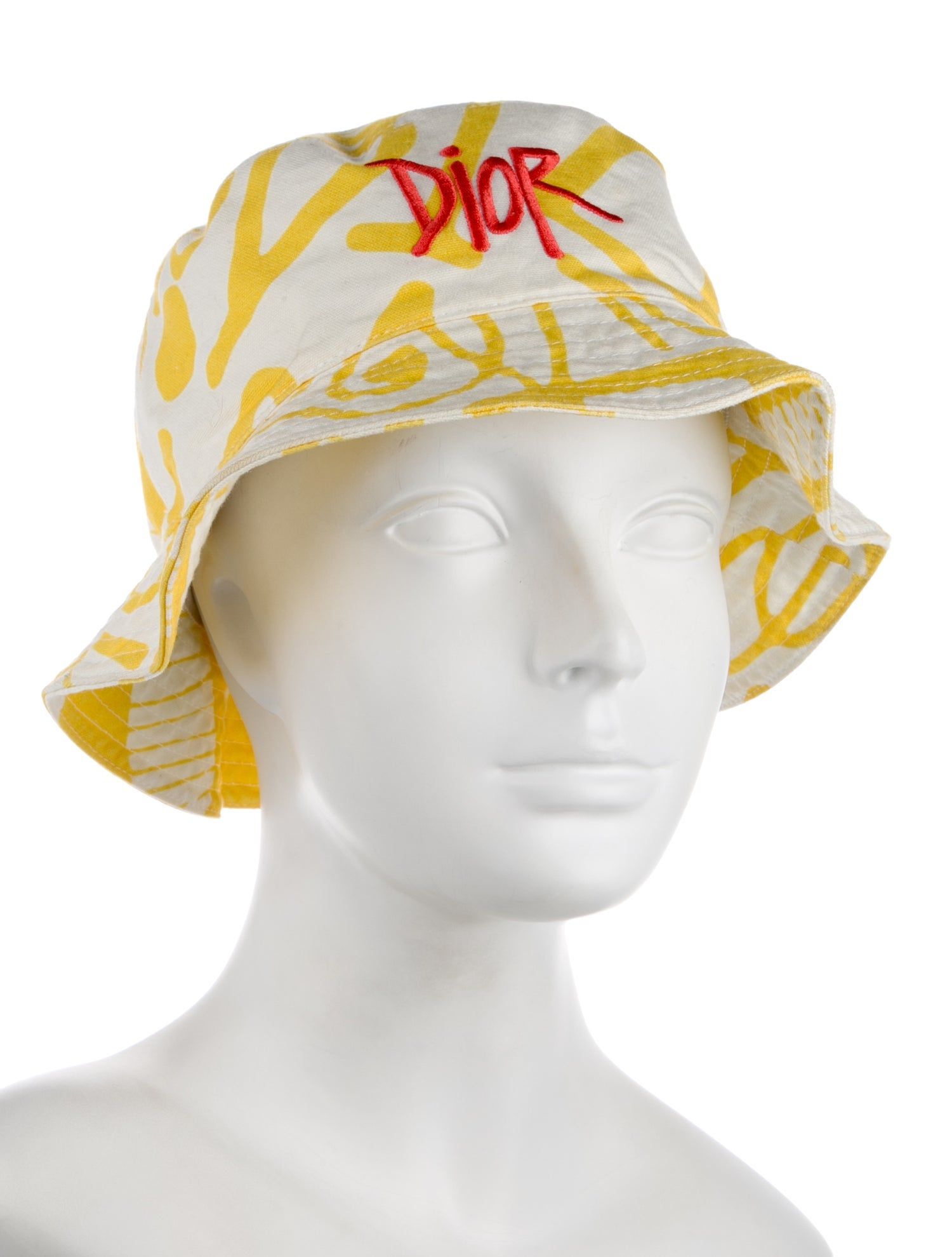 Christian Dior Graffiti Printed Bucket Hat