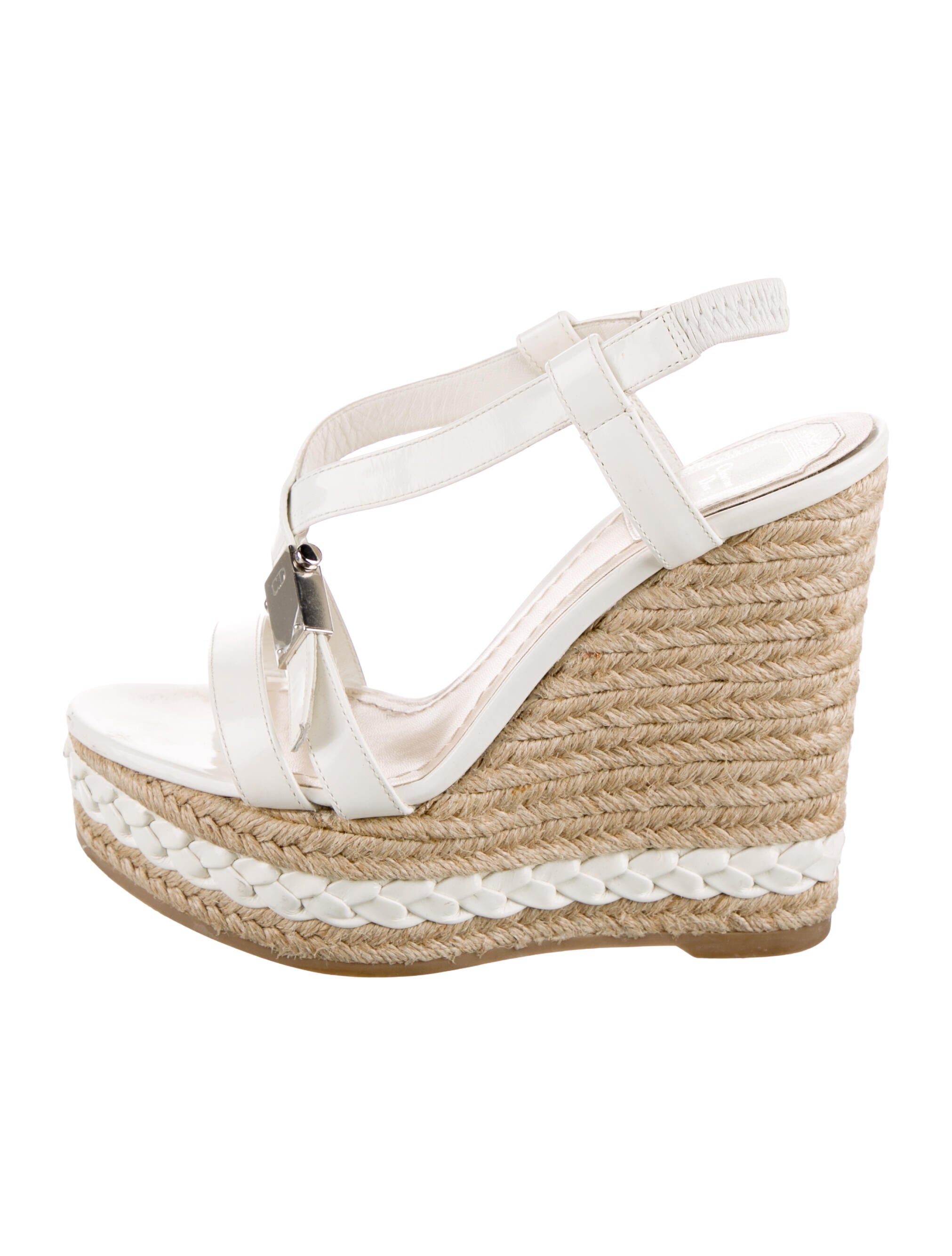 Christian Dior Patent Leather Espadrilles